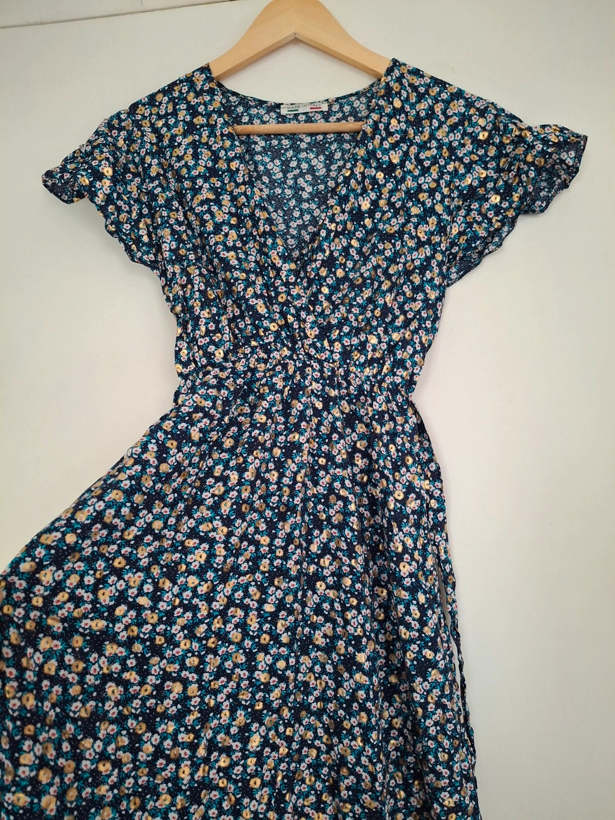 Robe longue cache cœur fluide