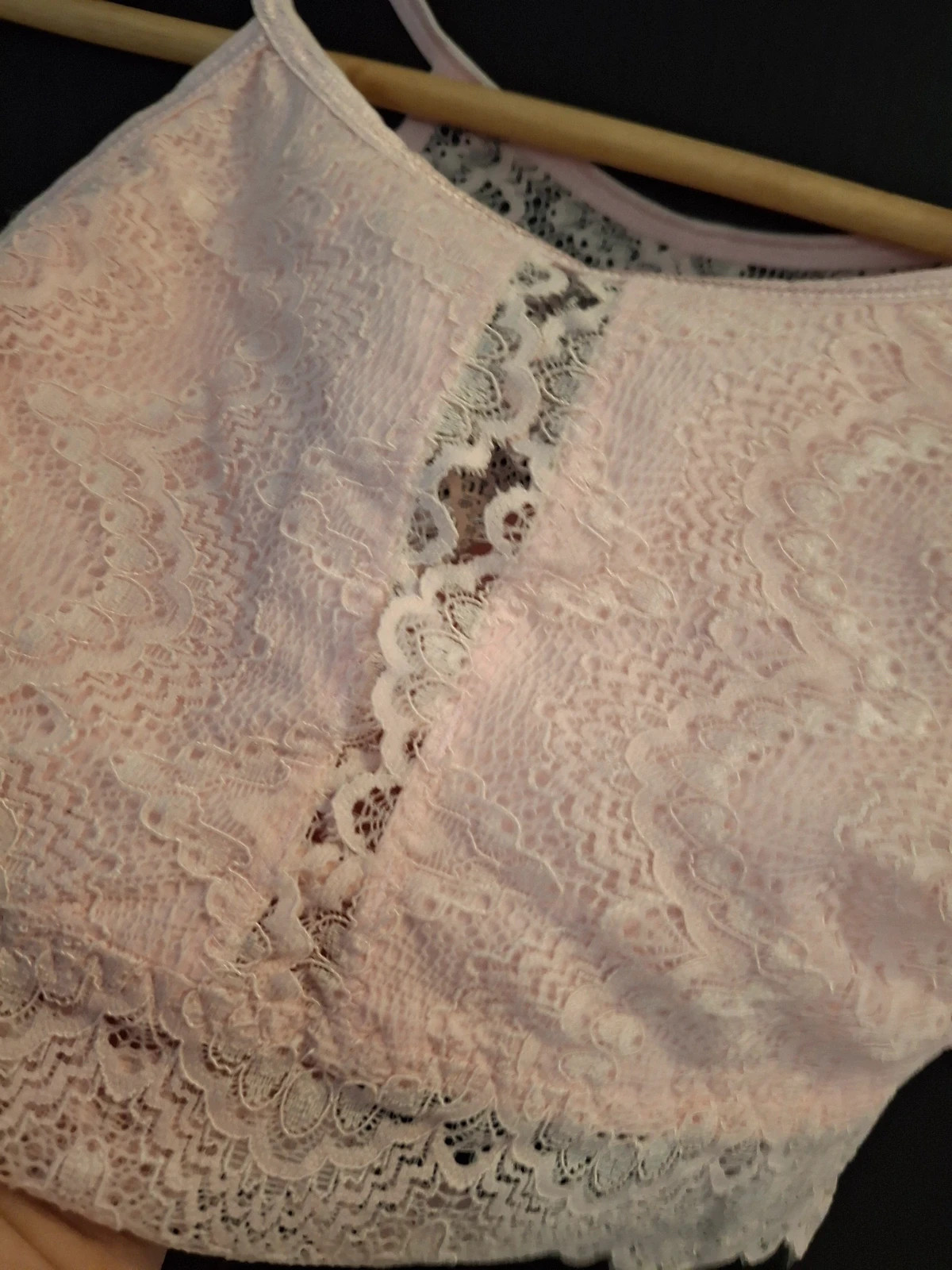 Brassière dentelle Rose poudré – Rose – taille XL / 42 / 14 2