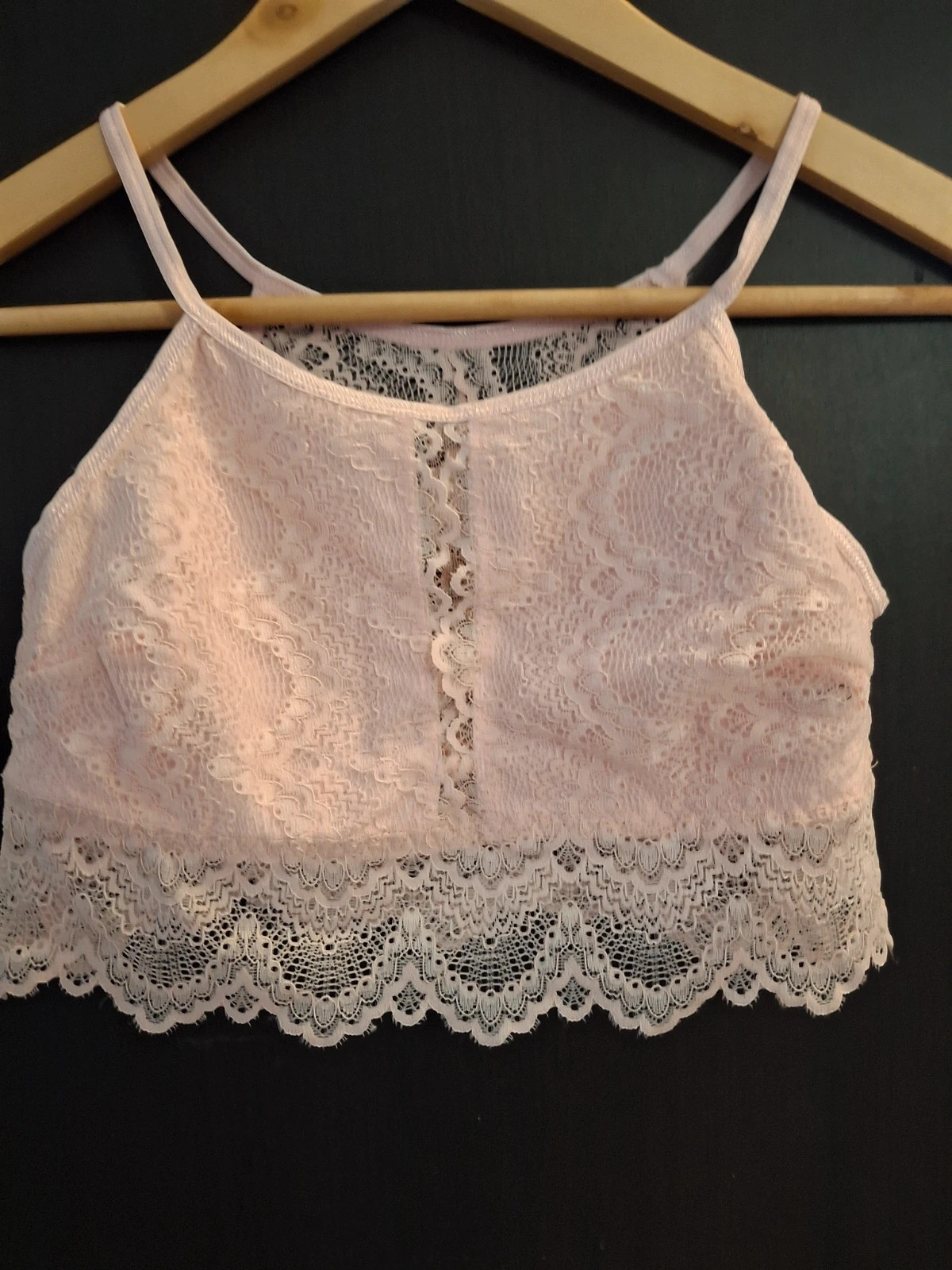 Brassière dentelle Rose poudré – Rose – taille XL / 42 / 14