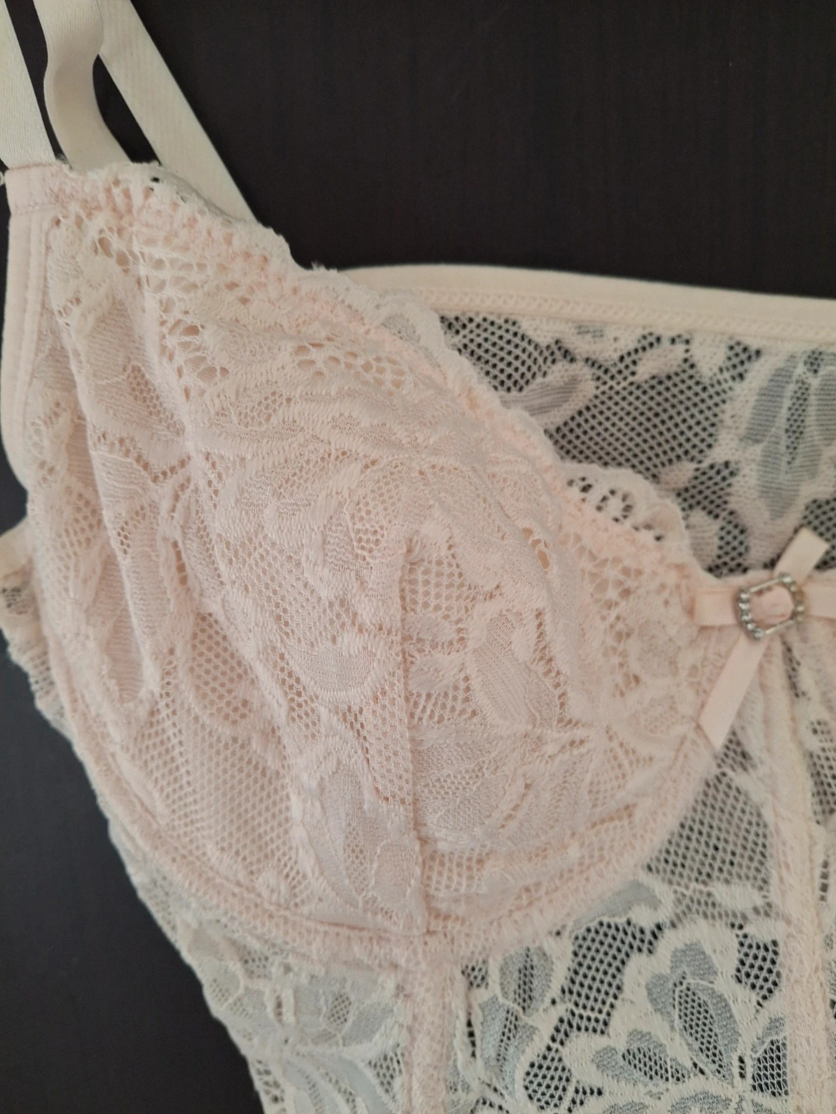 Crop top dentelle style bustier – Jolie 3