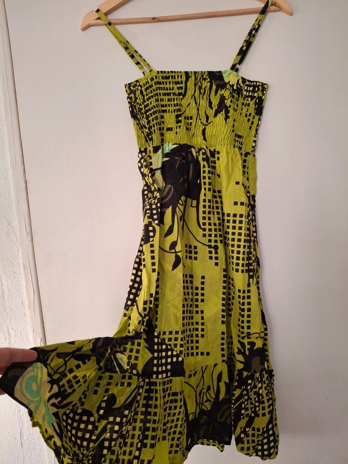 Robe en coton fines bretelles