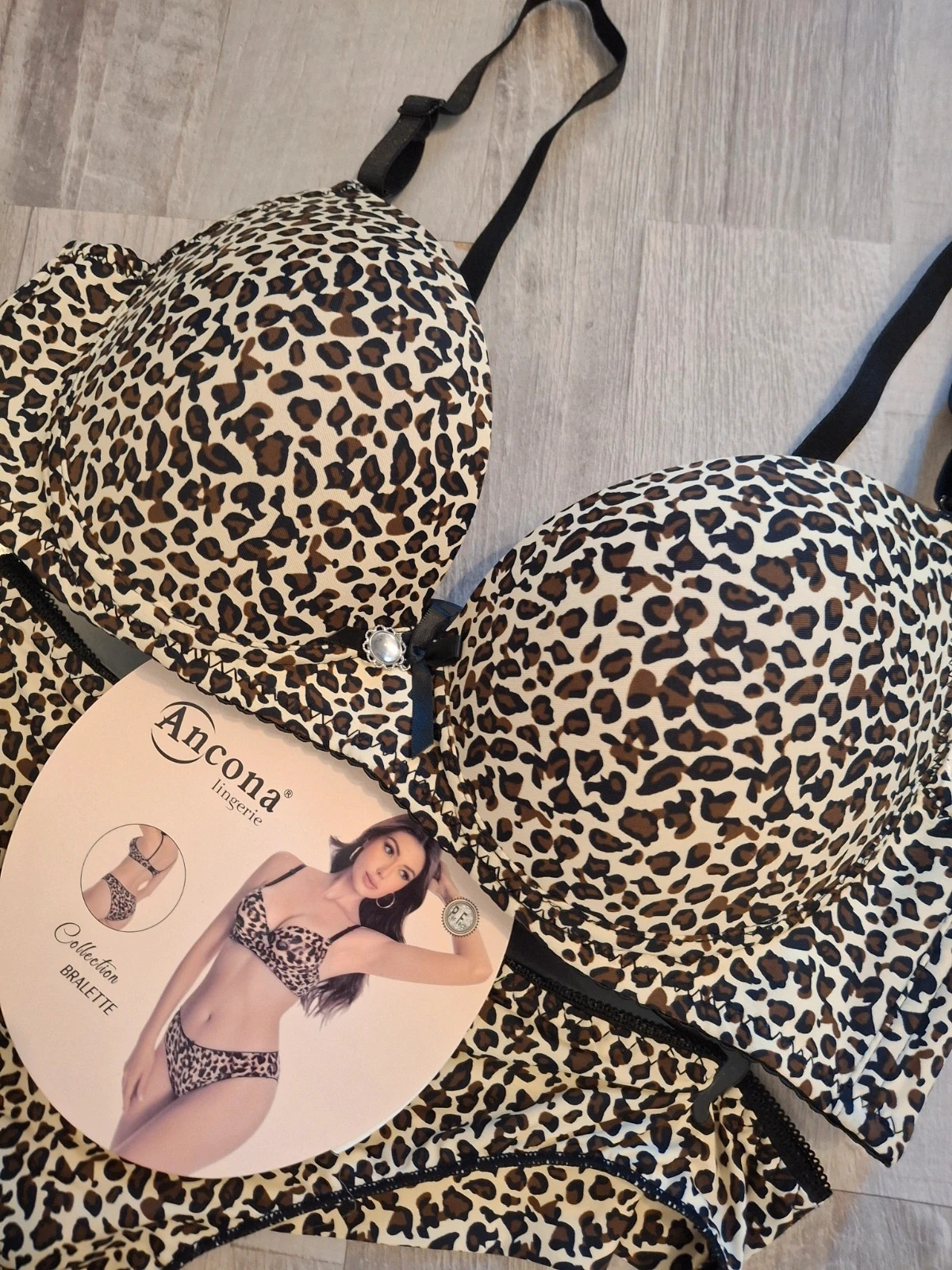 Ensemble lingerie 2pces imprimé Animal – Ancona – taille XL / 42 / 14 4