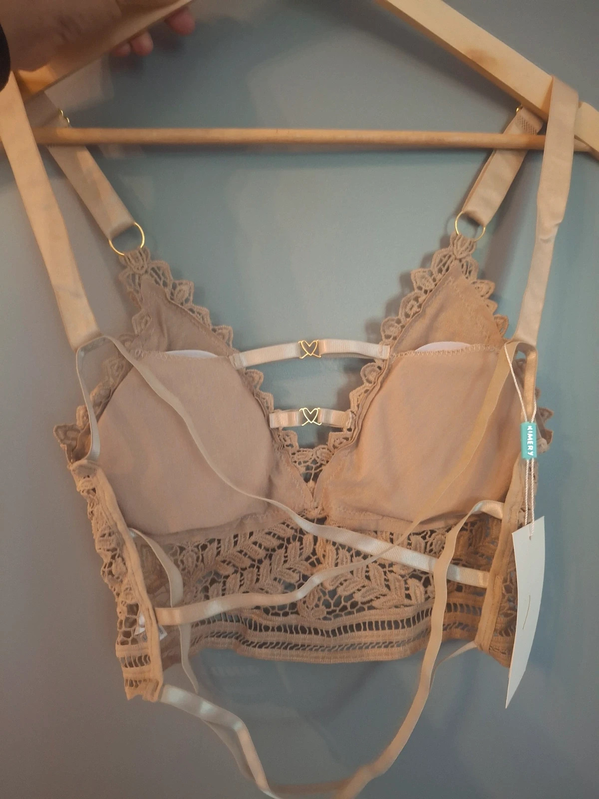 Bralette dentelle crop top style crochet – kimery – taille Taille unique 3