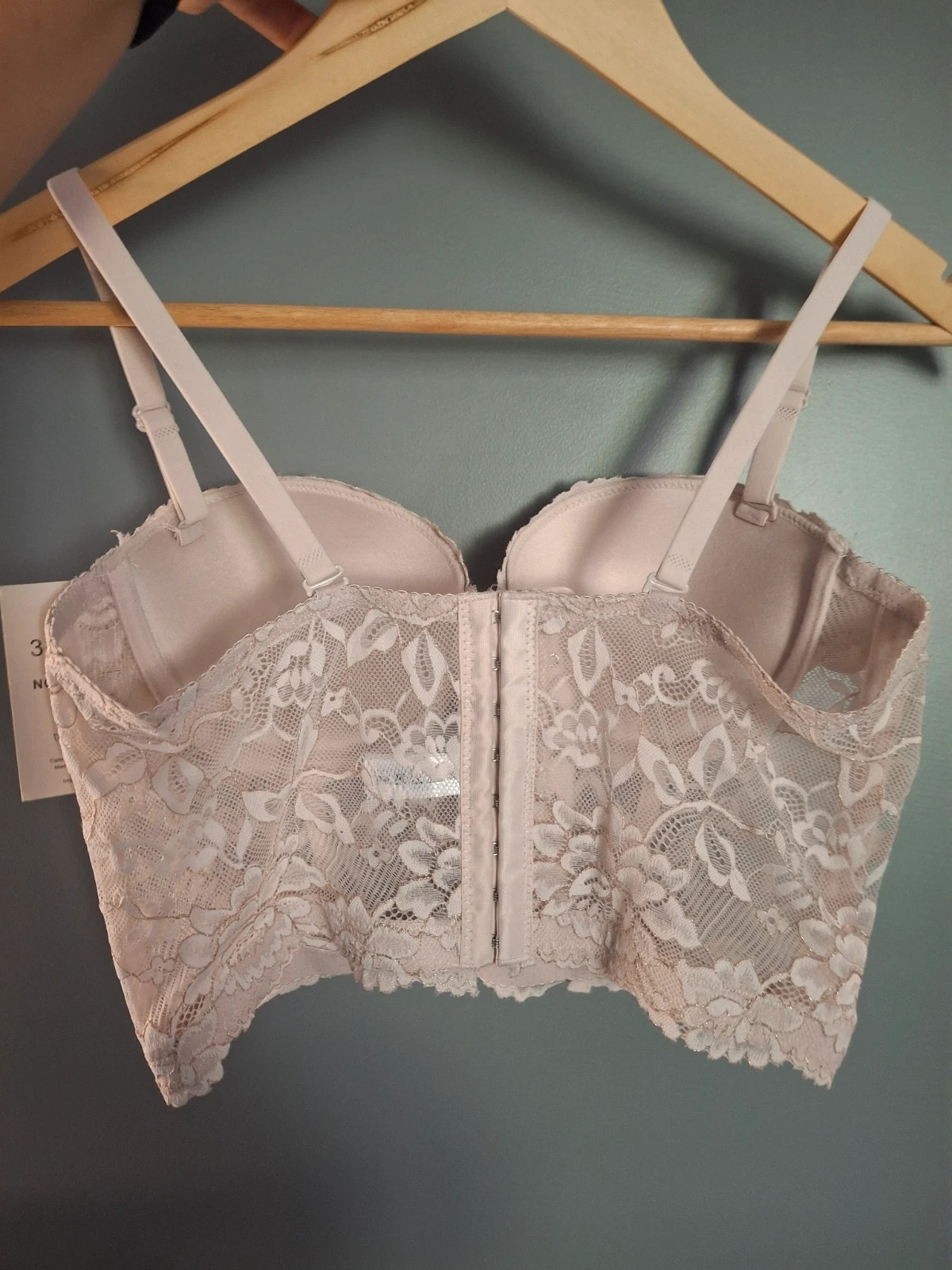Bustier bralette dentelle fleurie avec ou sans bretelles – Victoria – taille M 4