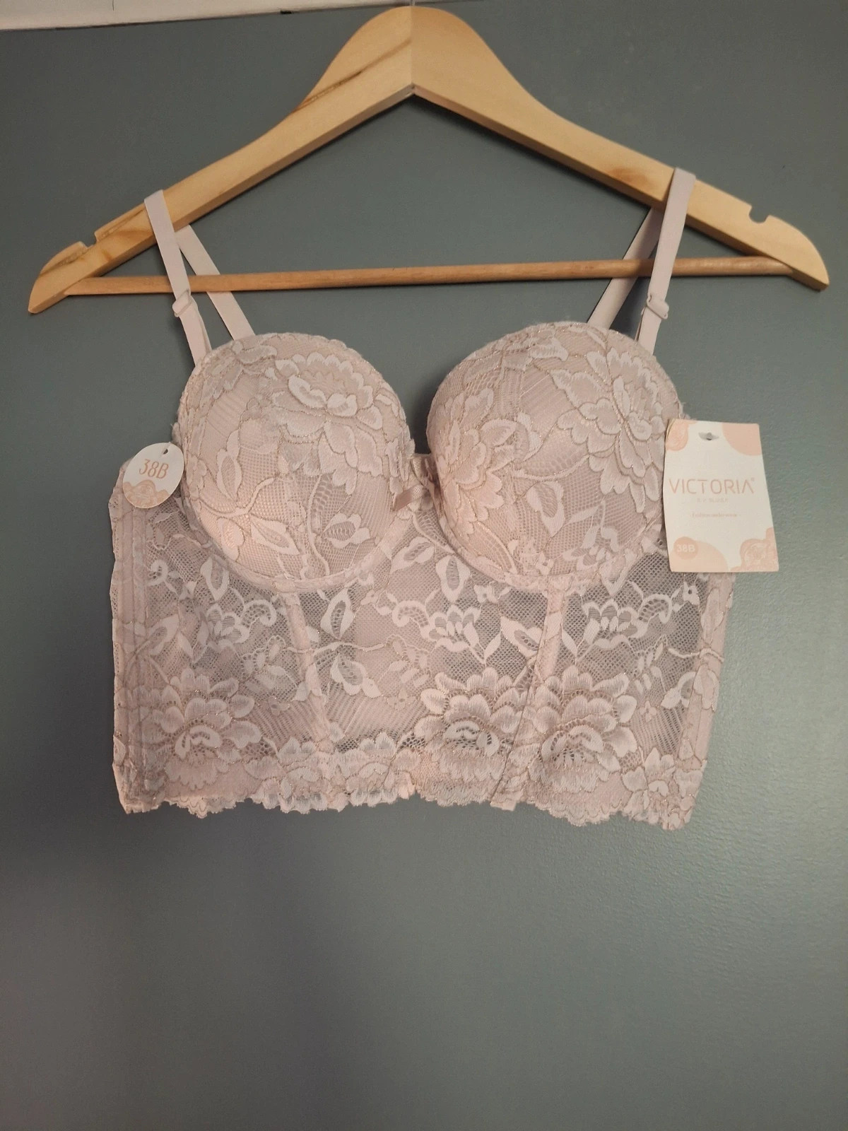 Bustier bralette dentelle fleurie avec ou sans bretelles