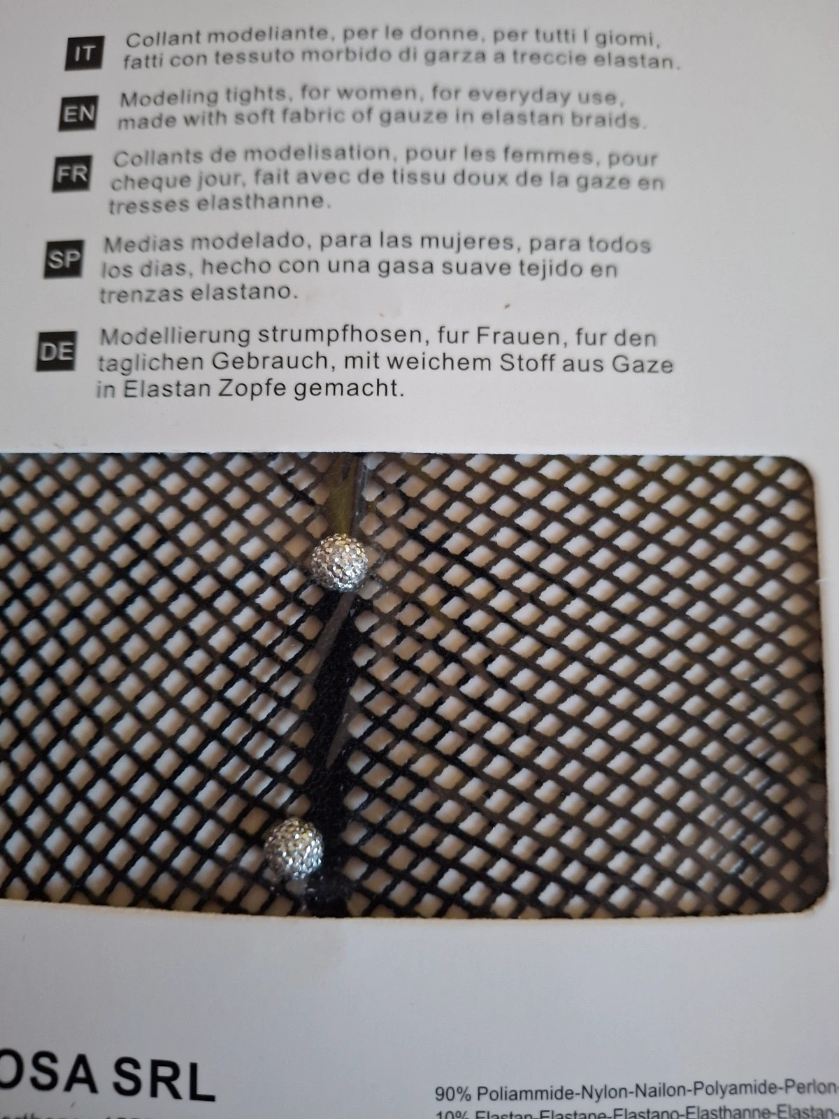 Collant resille perles – Magnifique – taille Taille unique 3