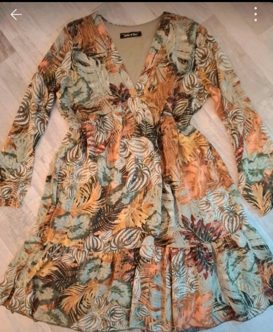 Robe manches longues