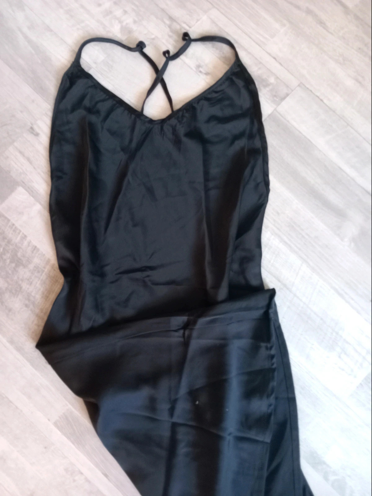Nuisette satin noir – taille L / 40 / 12 2