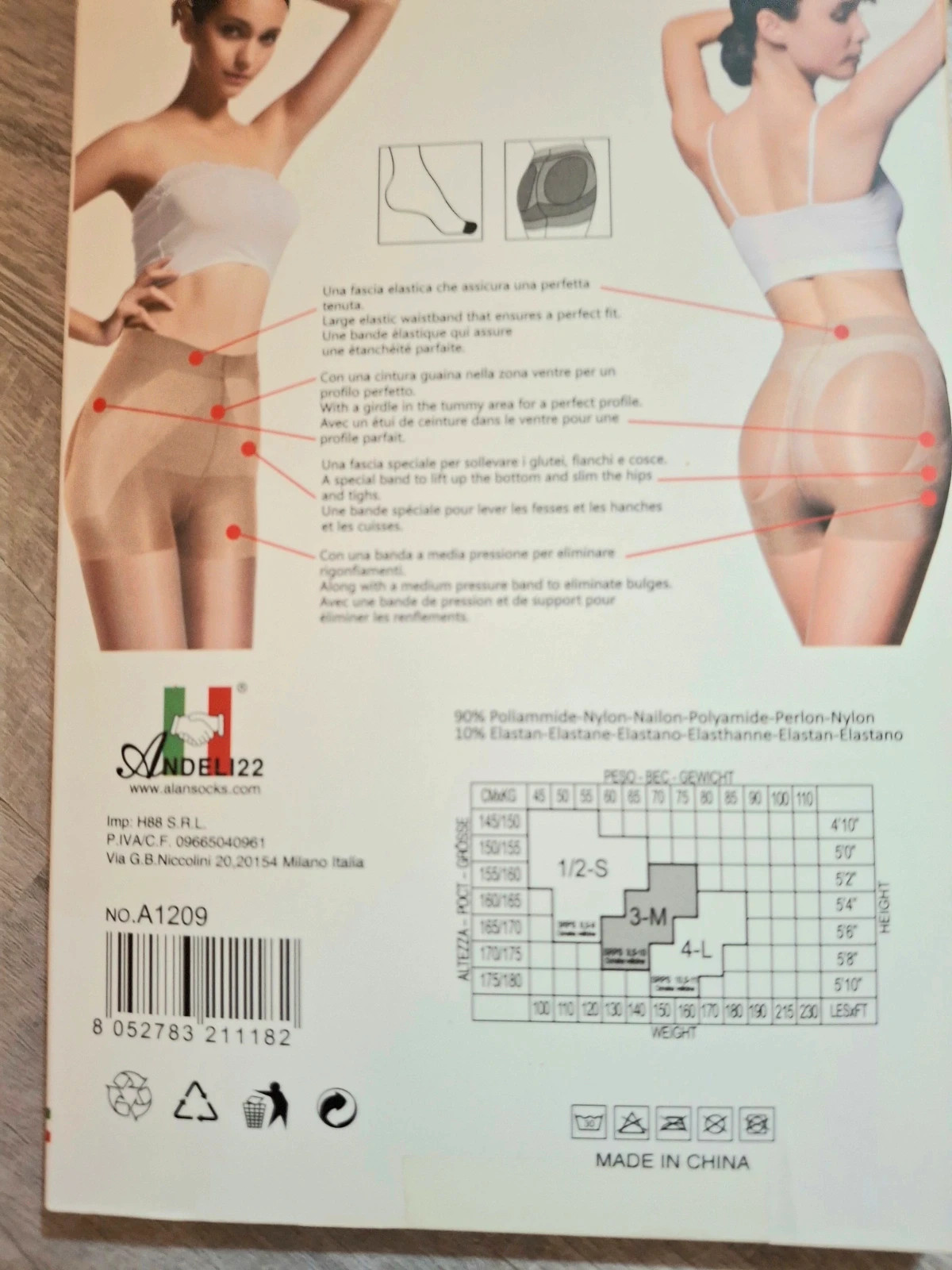 Collant gainant – taille Taille unique 3