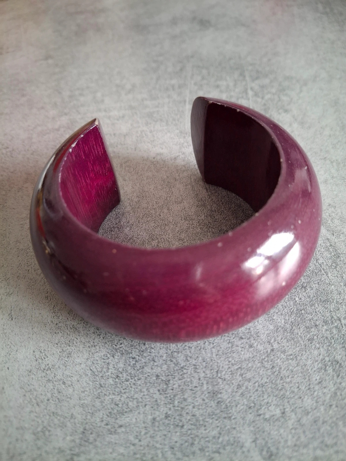 Bracelet anneau en bois de Mangue