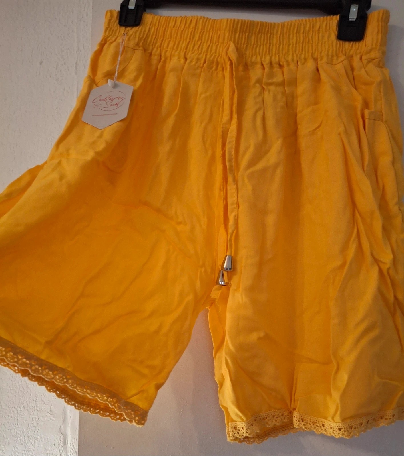 Short matière fluide Orange – Fluide – taille Taille unique 2