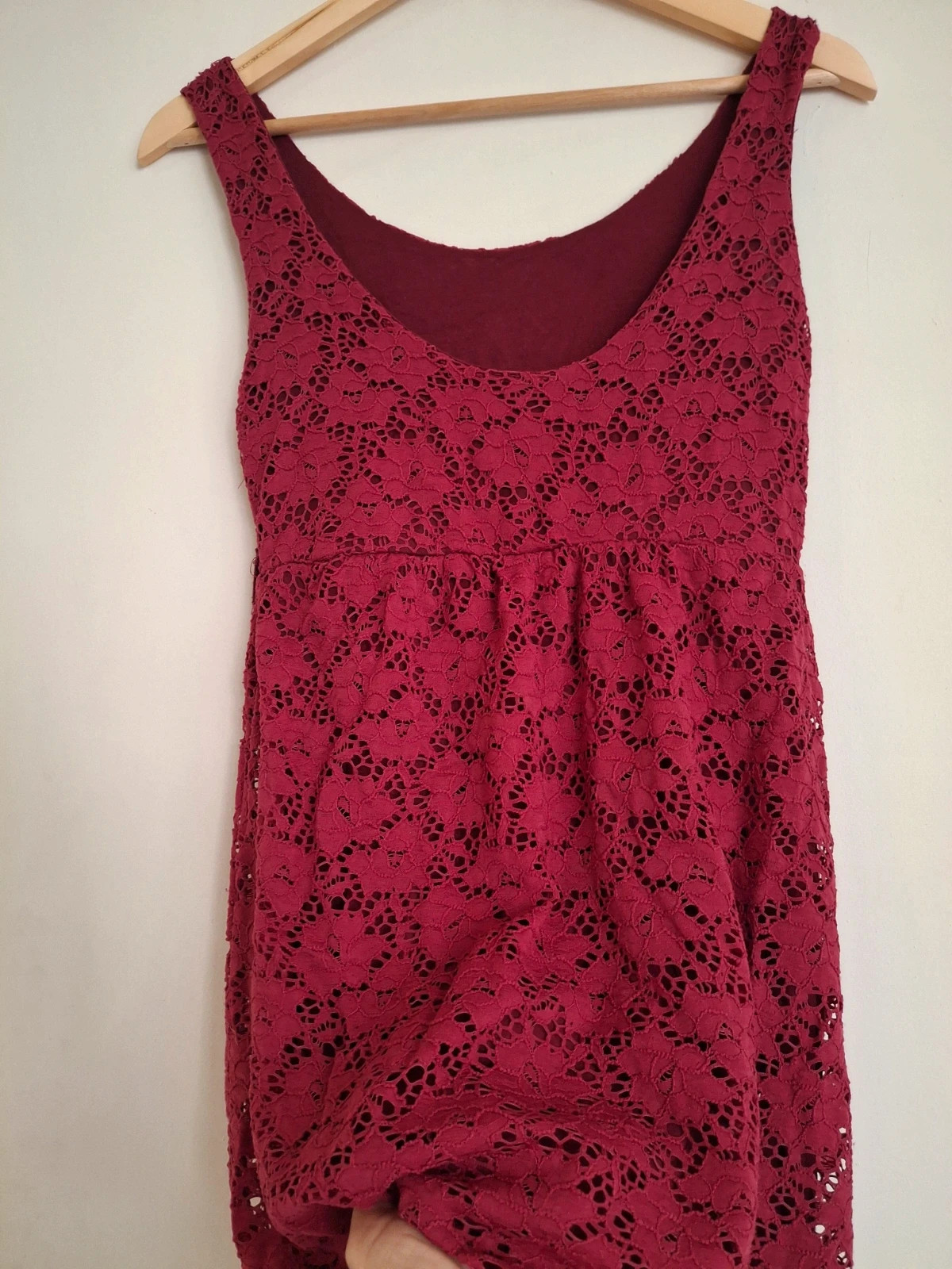 Robe sans manche dentelle – Coton – taille Taille unique 2