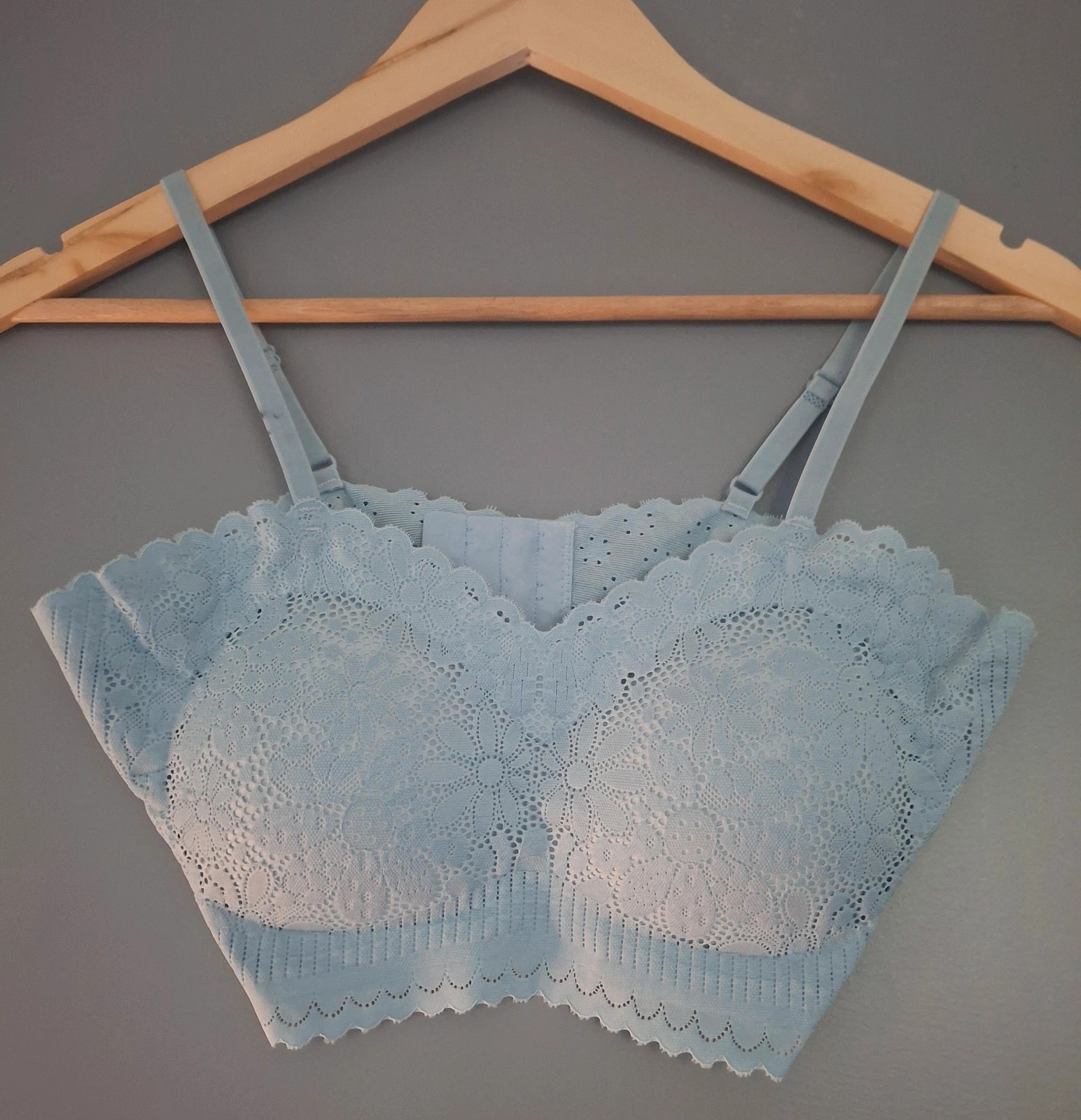Brassière invisible sans couture Bleu ciel