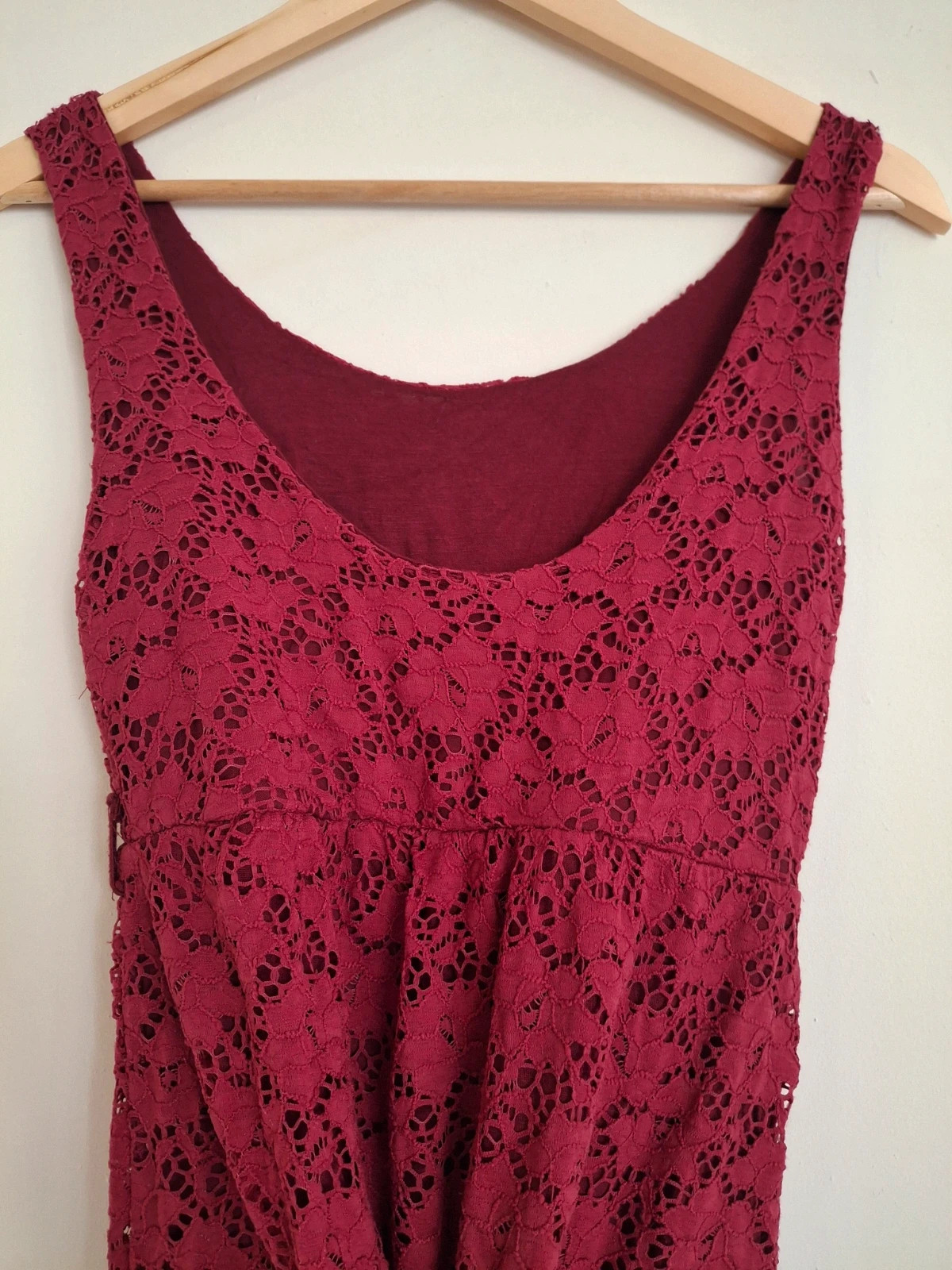 Robe sans manche dentelle – Coton – taille Taille unique 3