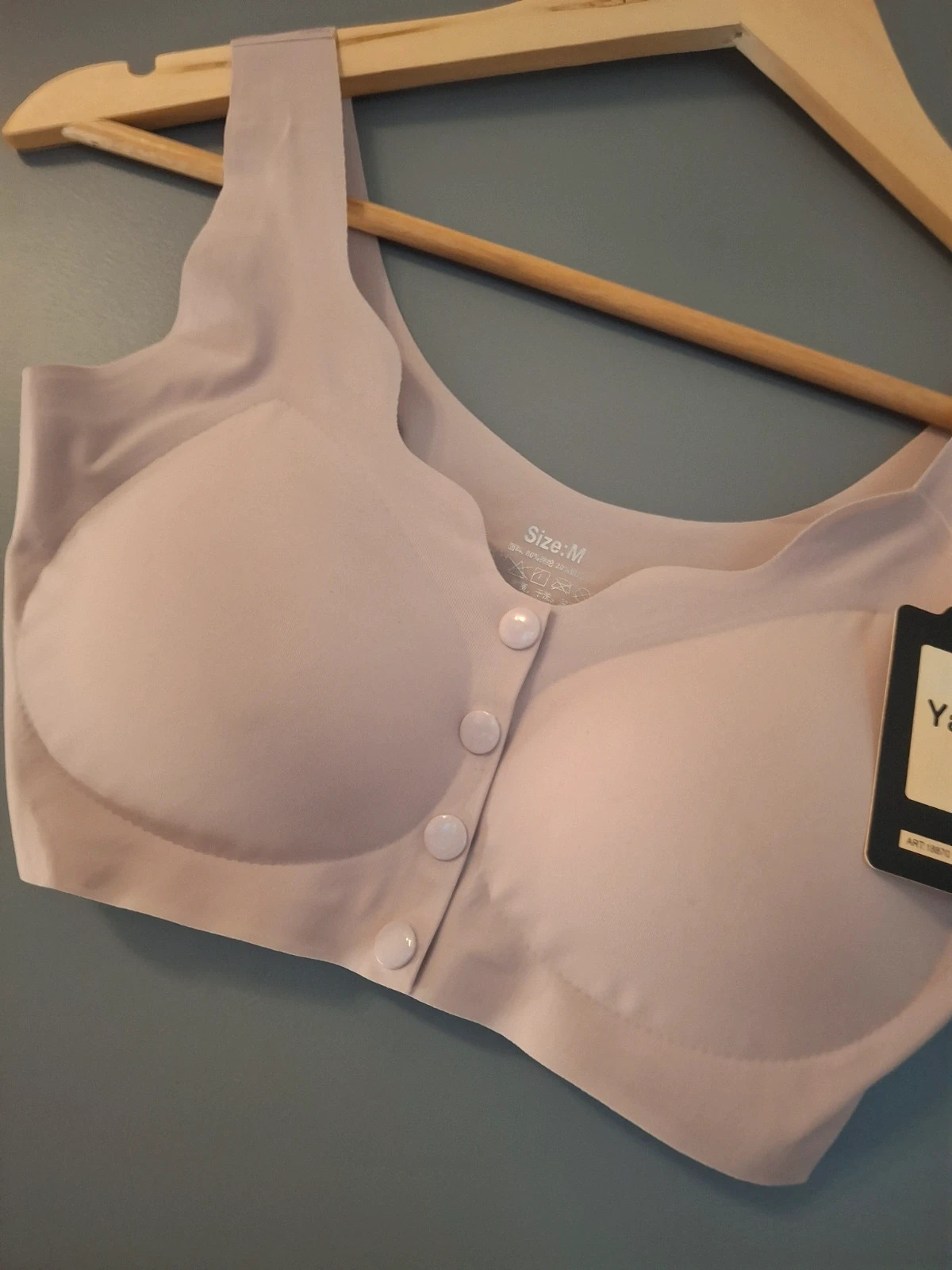 Bralette invisible sans couture seconde peau pression – Hana – taille 90B 3