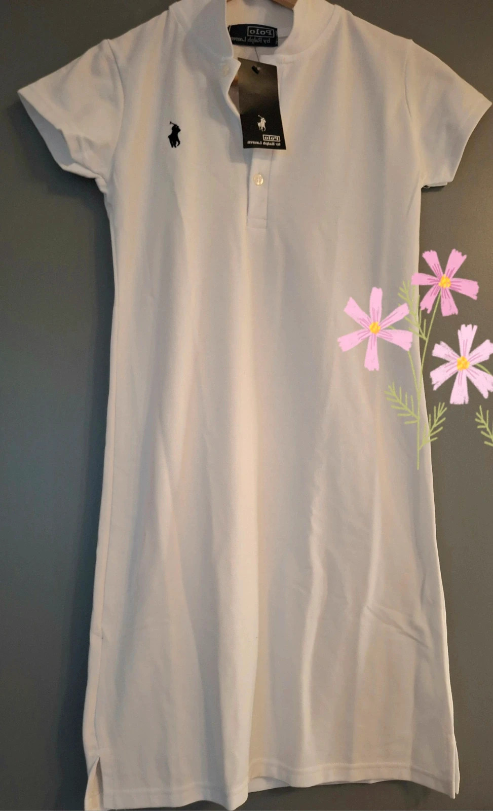 Robe Polo Ralph Lauren en coton piqué col montant – Polo Ralph Lauren – taille S / 36 / 8 3
