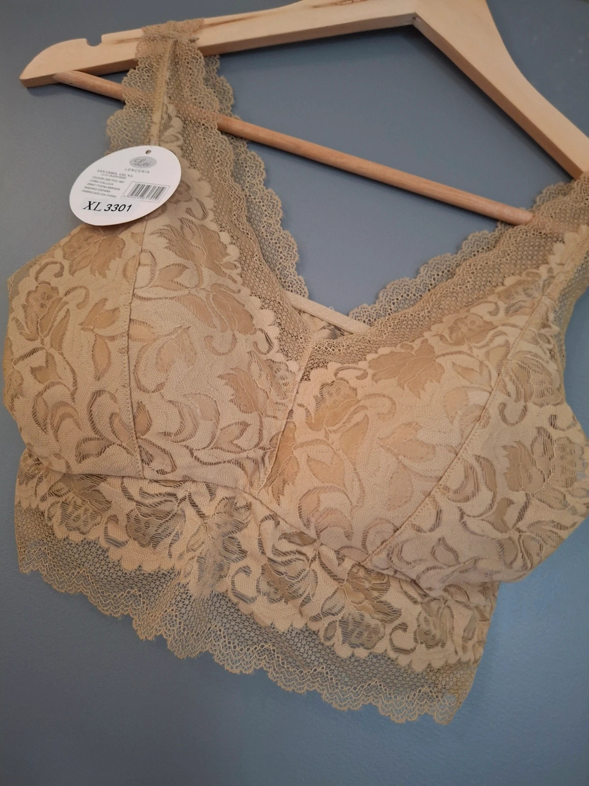 Bralette dentelle bretelles large push up – kimery – taille 90C 2