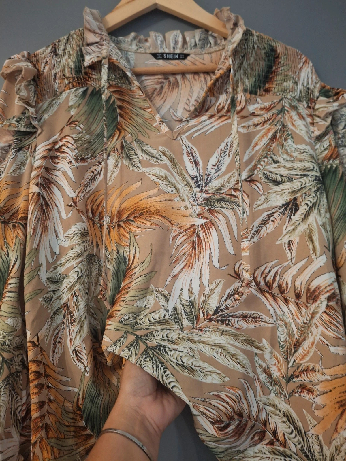 Chemisier blouse style bohoo fleurie Shein – Shein – taille XL / 42 / 14 4