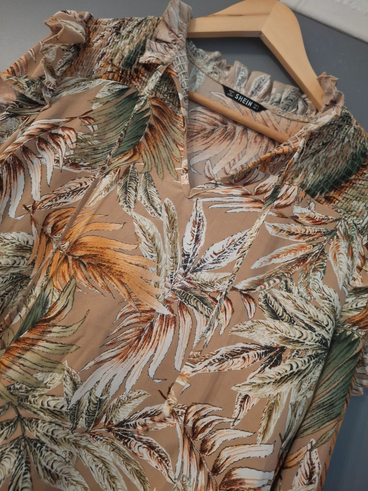 Chemisier blouse style bohoo fleurie Shein – Shein – taille XL / 42 / 14 5