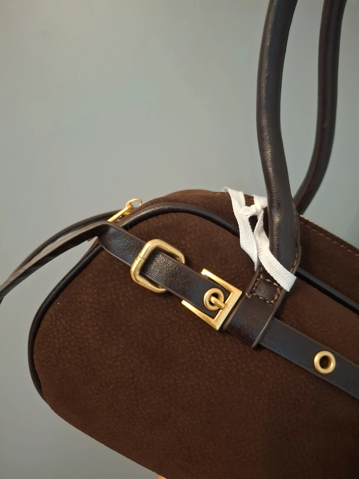 Sac à main style baguette tendance intemporel Marron – Regina Schrecker 3