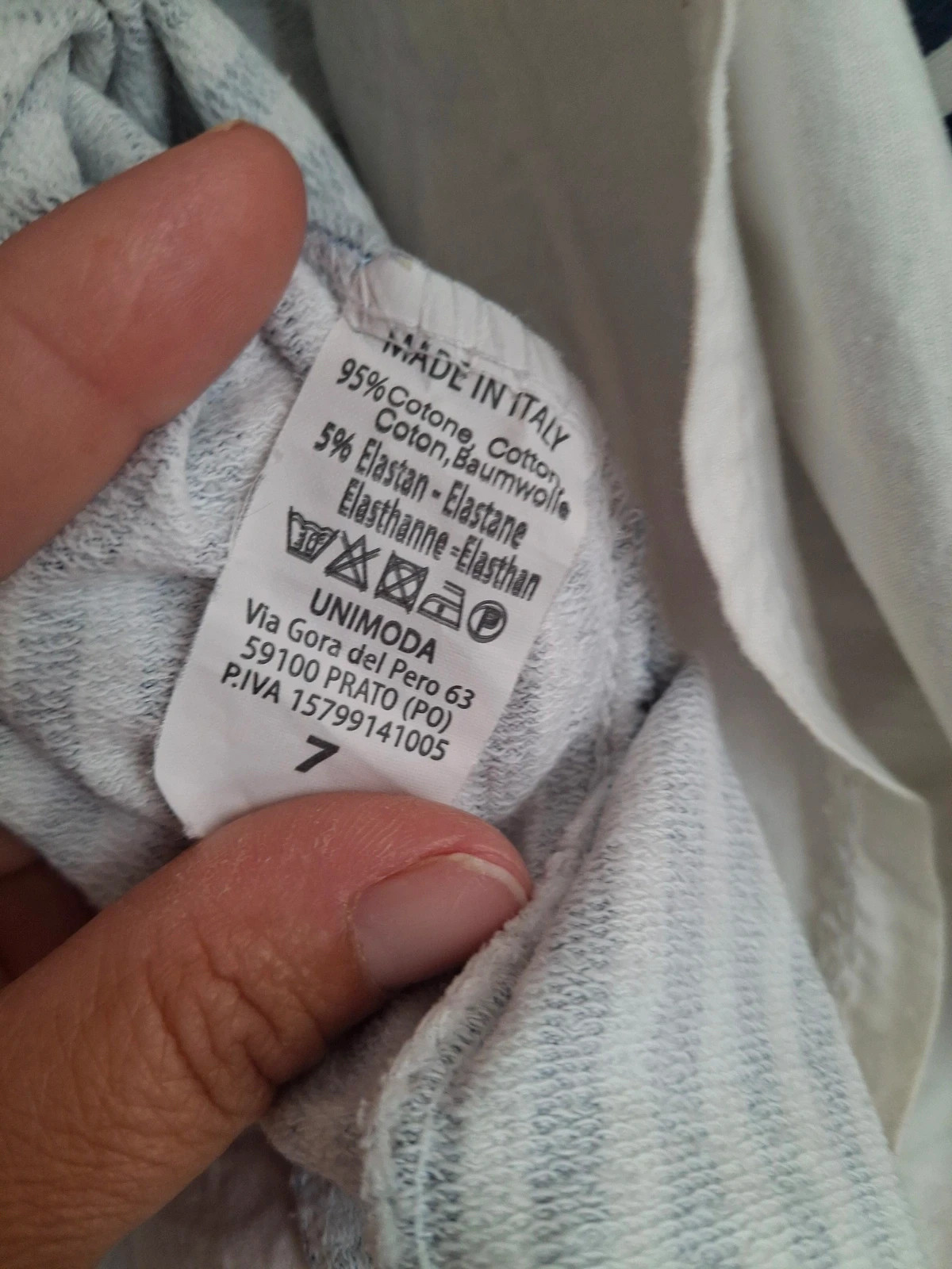 T shirt raye style marin bi matière – Local – taille L / 40 / 12 5
