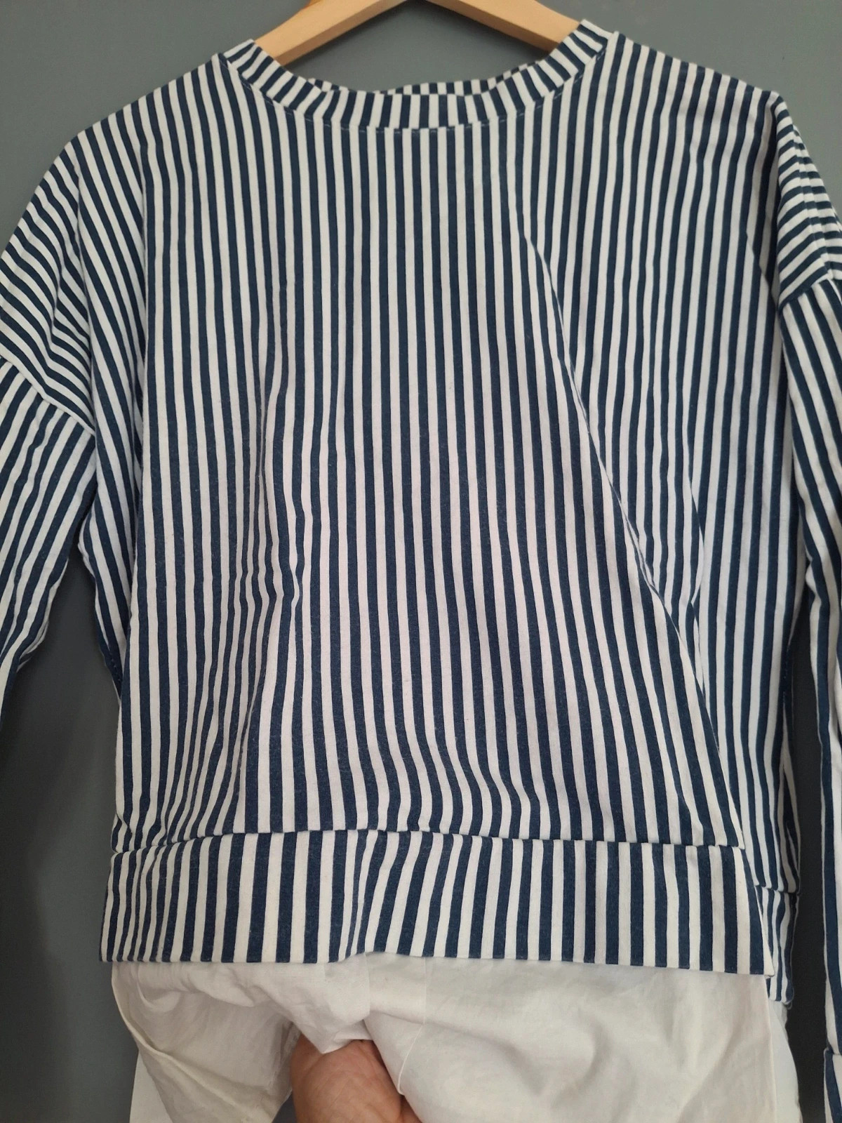 T shirt raye style marin bi matière – Local – taille L / 40 / 12 4