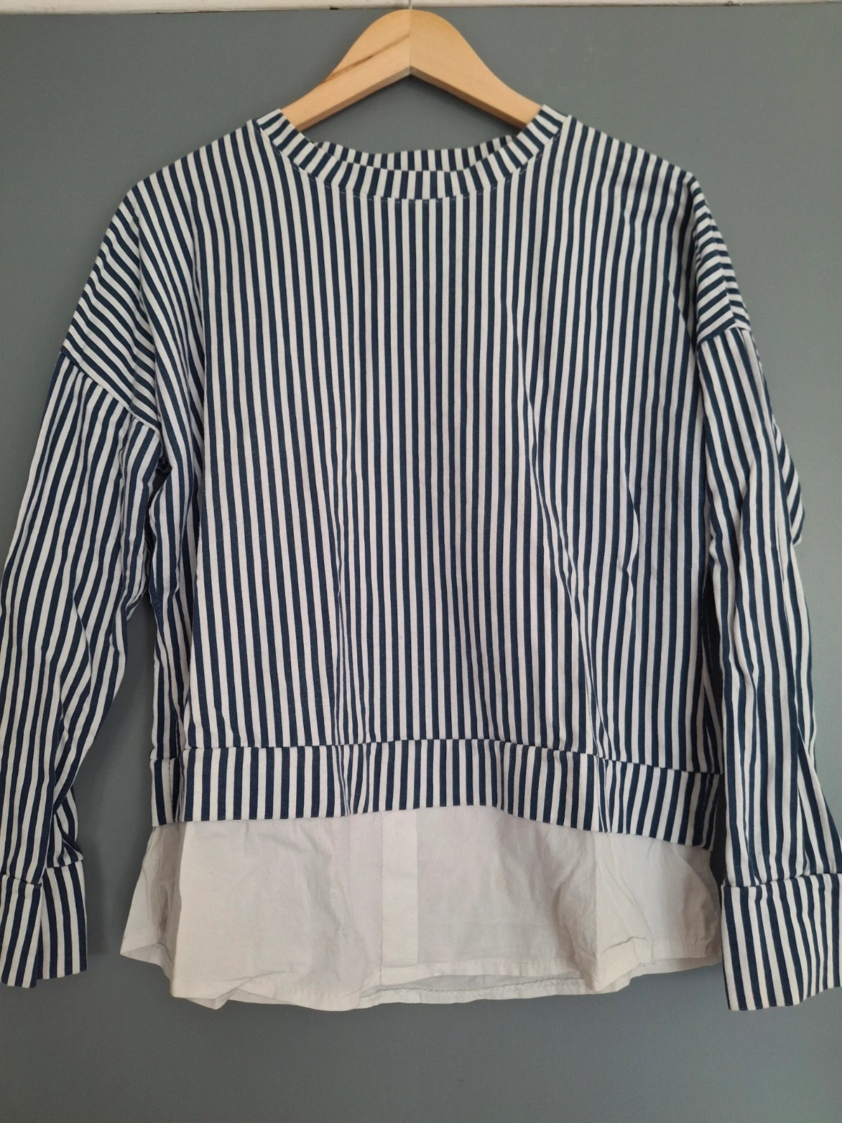 T shirt raye style marin bi matière