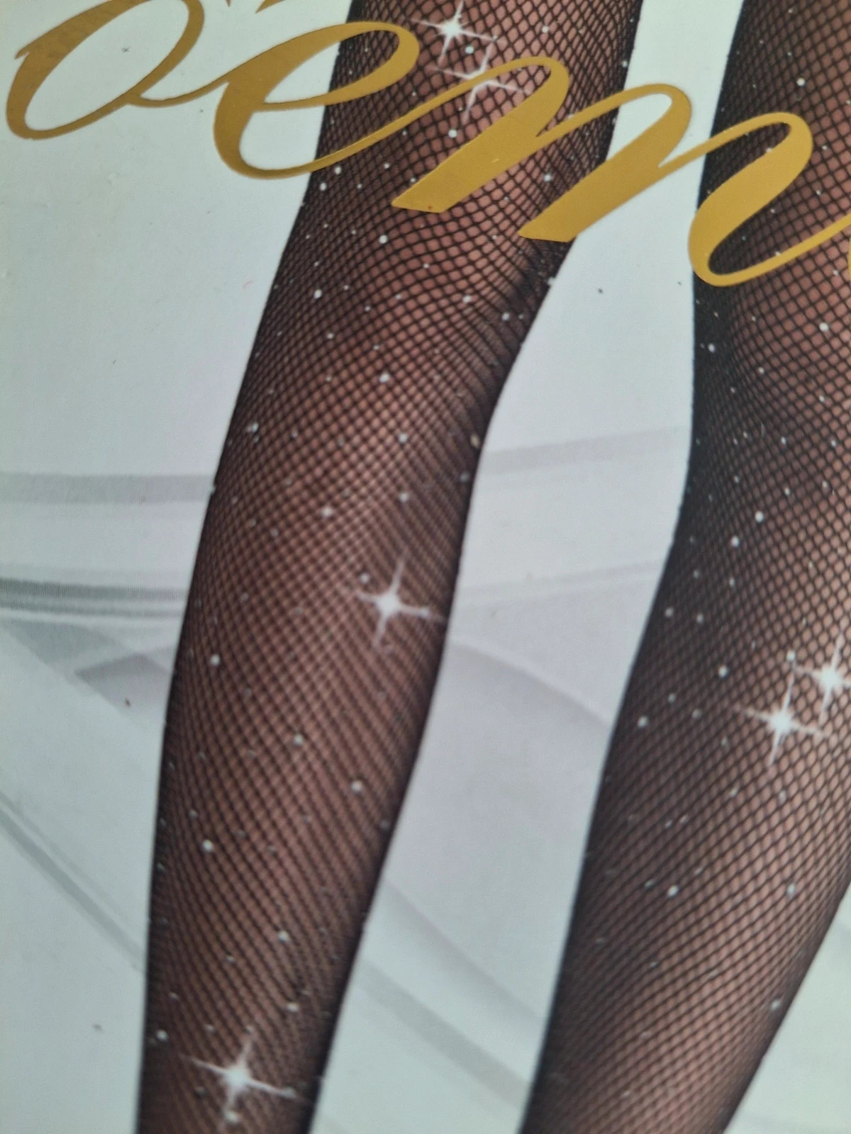 Collant fantaisie resille avec strass – Demen – taille Taille unique 3