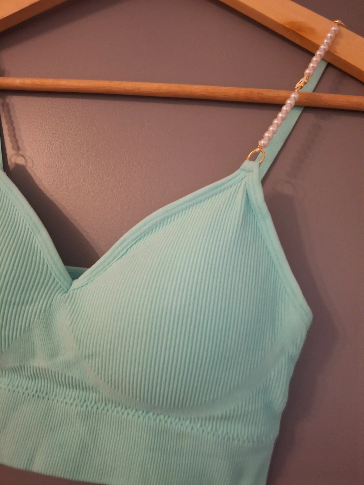 Lot 2 brassière micro fibres noire et bleu turquoise – Ouno – taille 90B 3