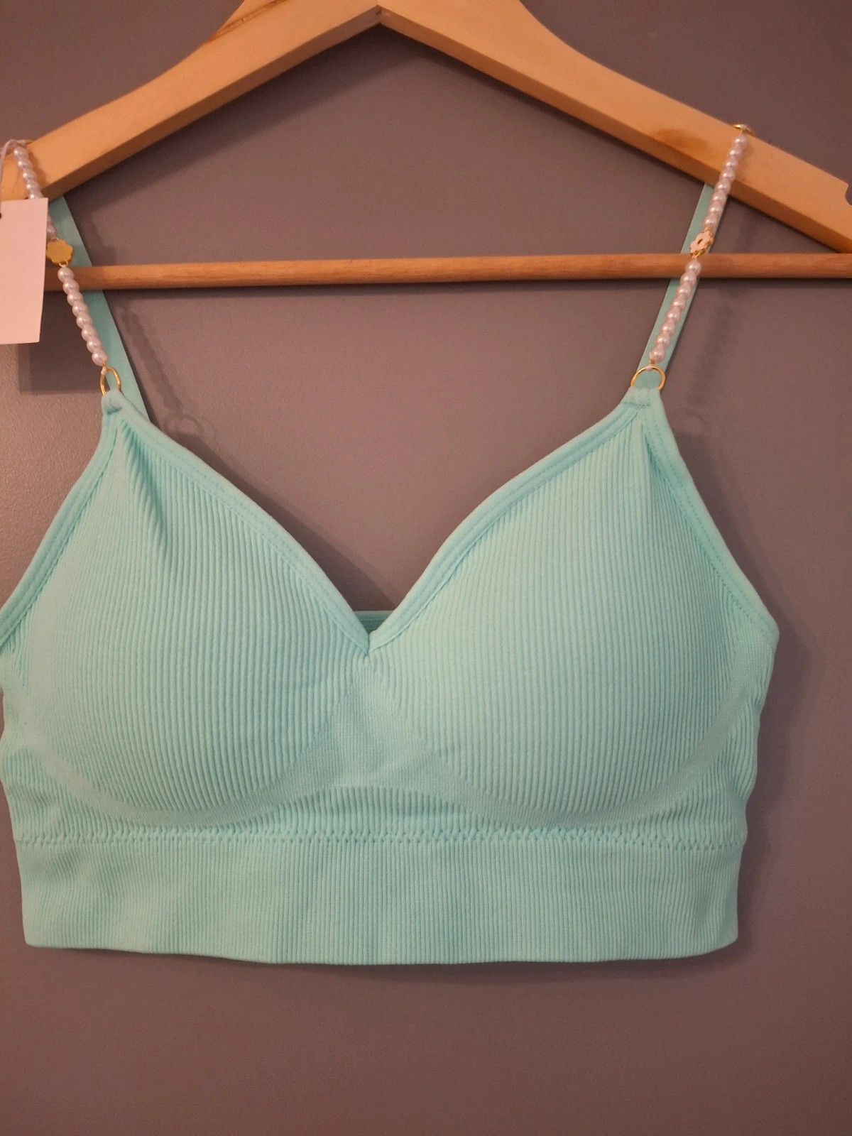 Lot 2 brassière micro fibres noire et bleu turquoise – Ouno – taille 90B 2