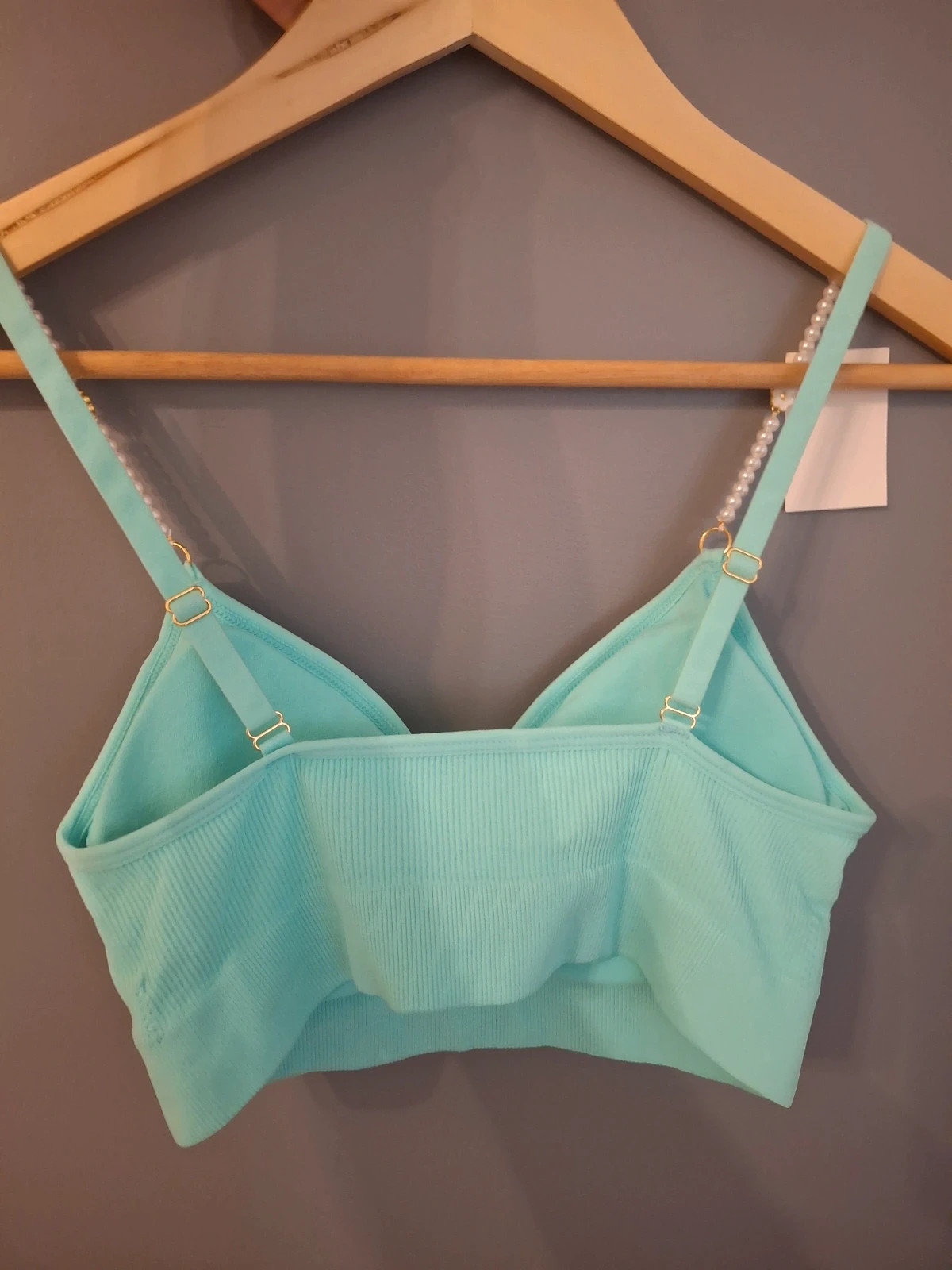 Lot 2 brassière micro fibres noire et bleu turquoise – Ouno – taille 90B 4