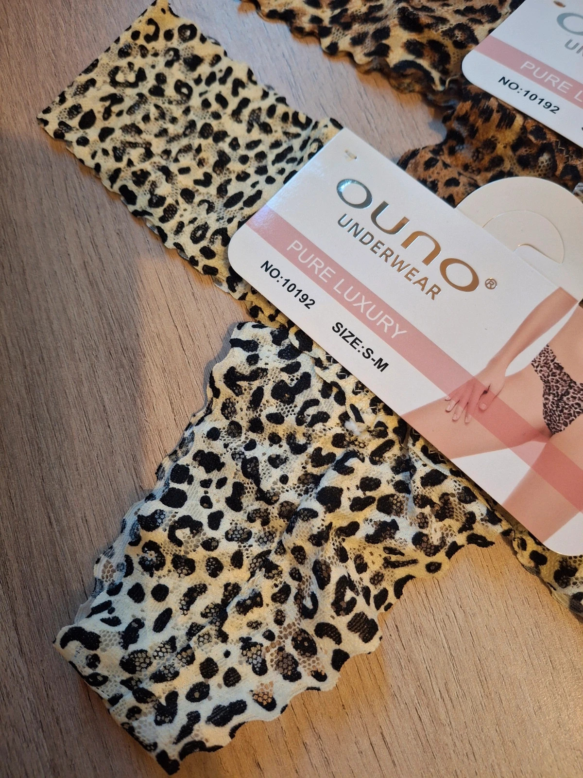 Set lingerie invisible seconde peau Animal Print – Ouno – taille S / 36 / 8 2