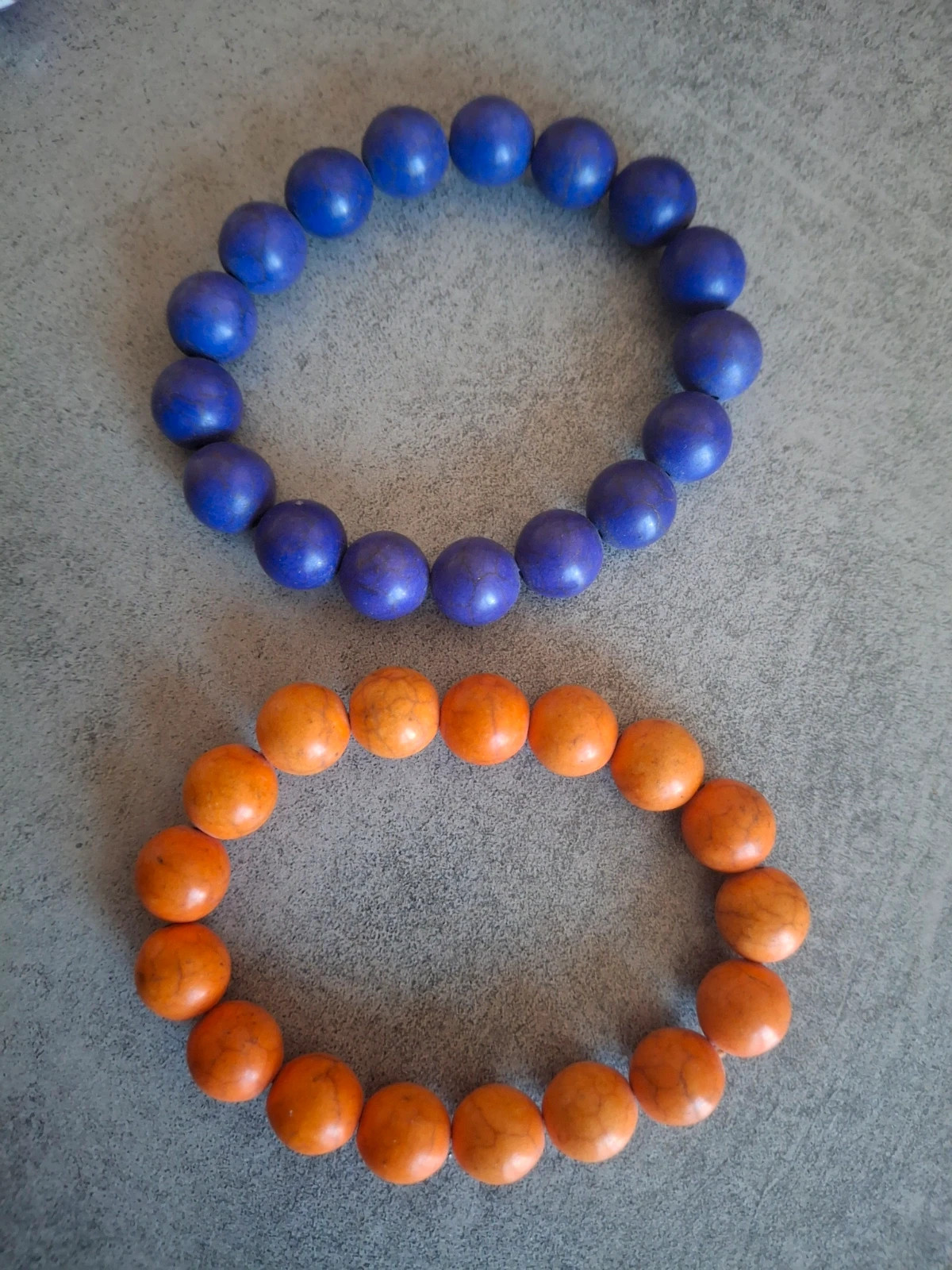 Lot bracelet perles et céramique ajustable élastique – Fait Main 4