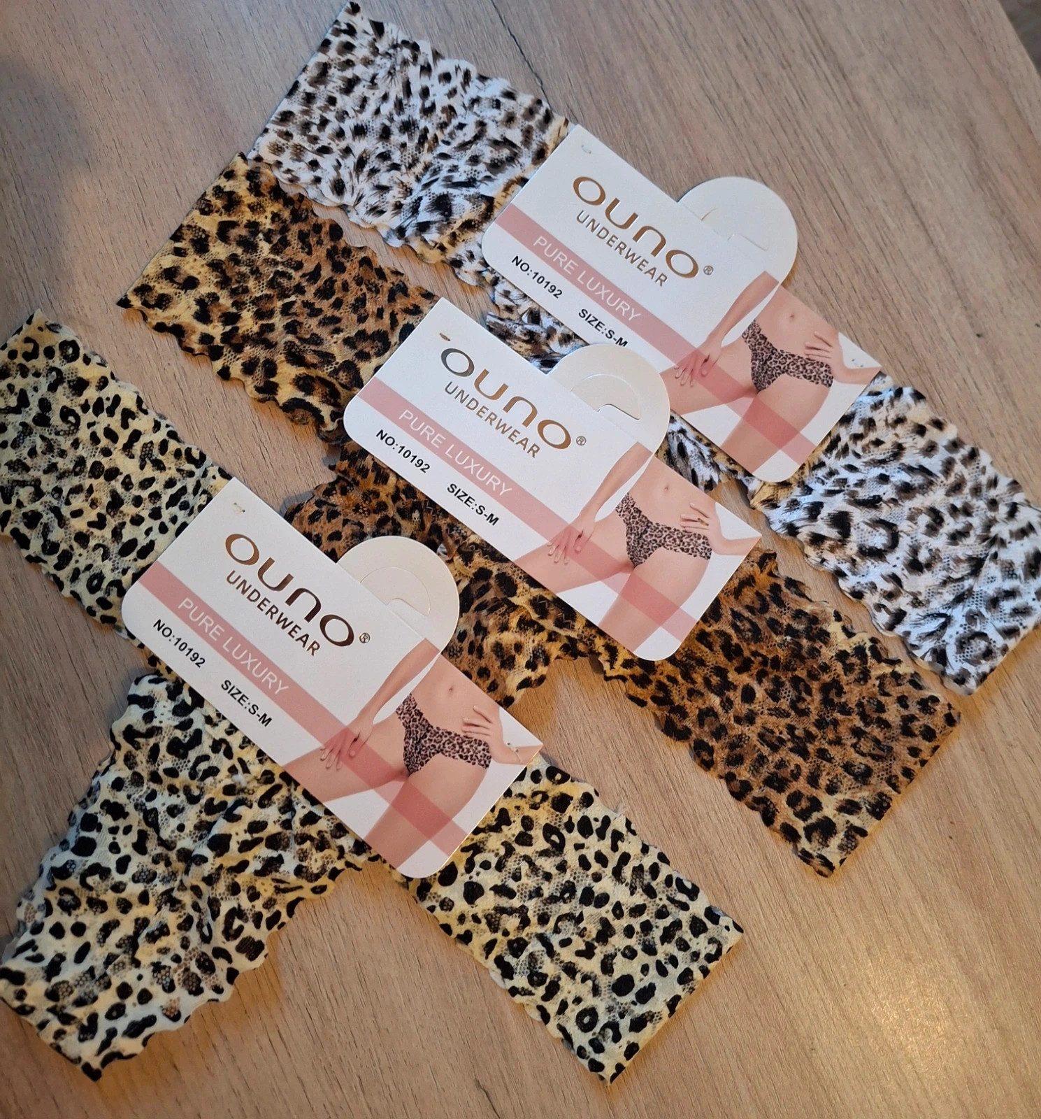 Set lingerie invisible seconde peau Animal Print