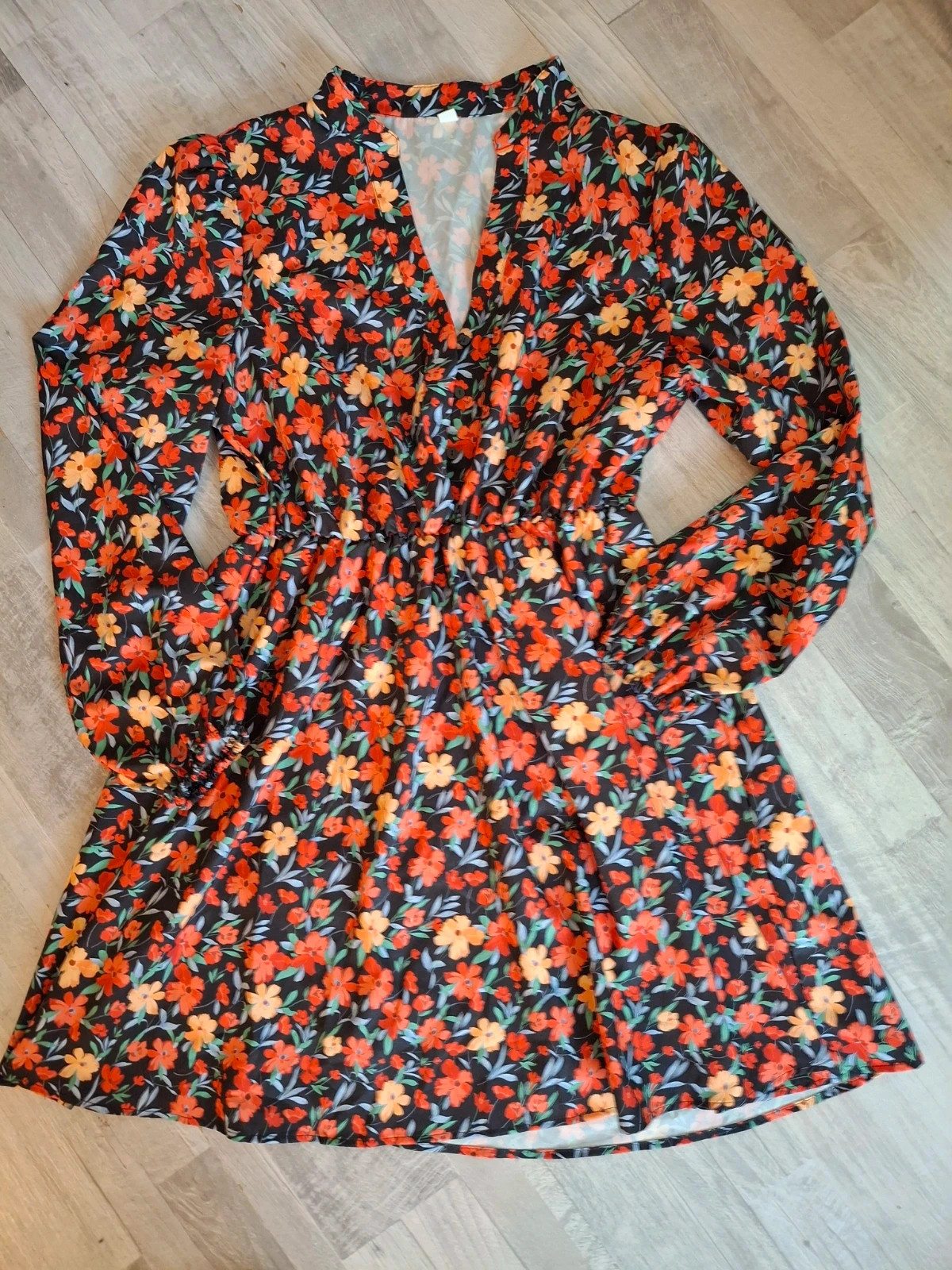 Robe coloré manches longues Shein