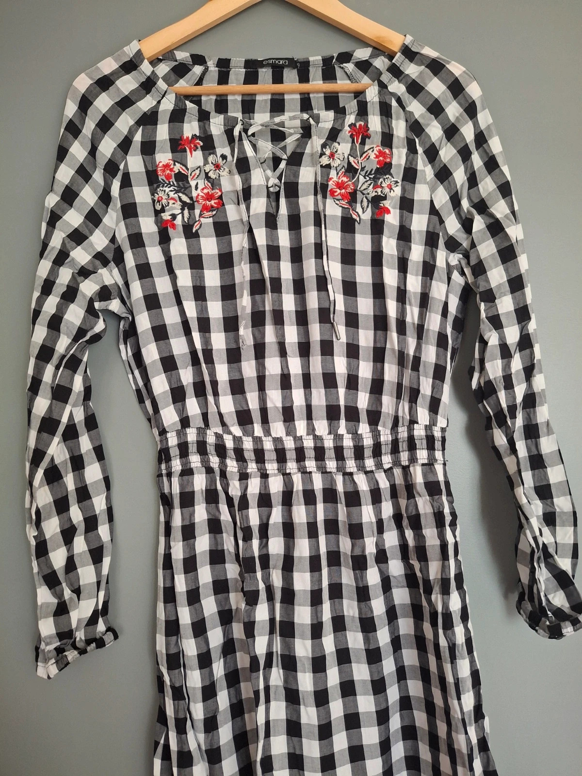 Robe manches longues style Vichy – Esmara – taille XL / 42 / 14 2