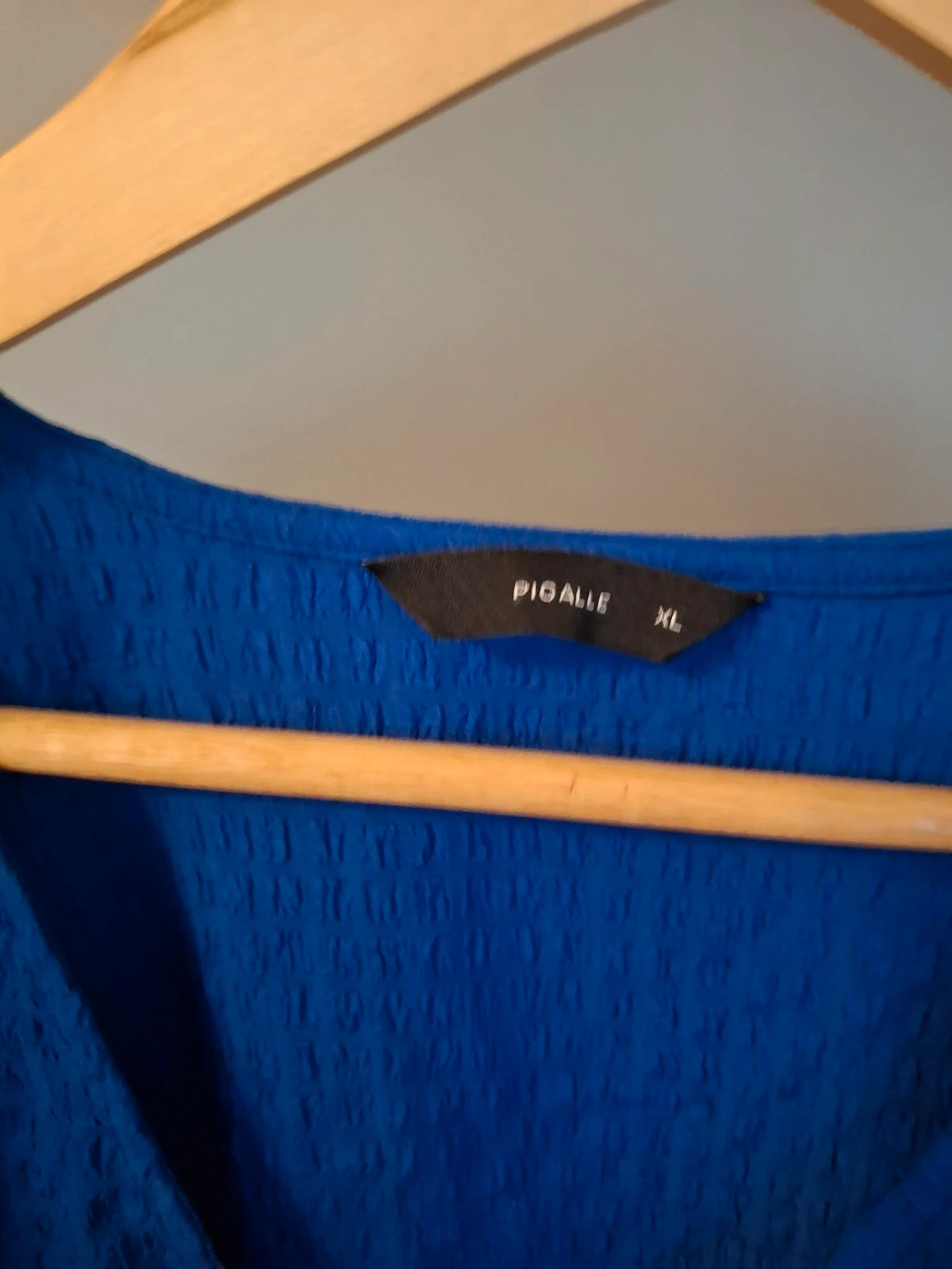 Blouse cache cœur bleu électrique – Pigalle – taille XL / 42 / 14 3
