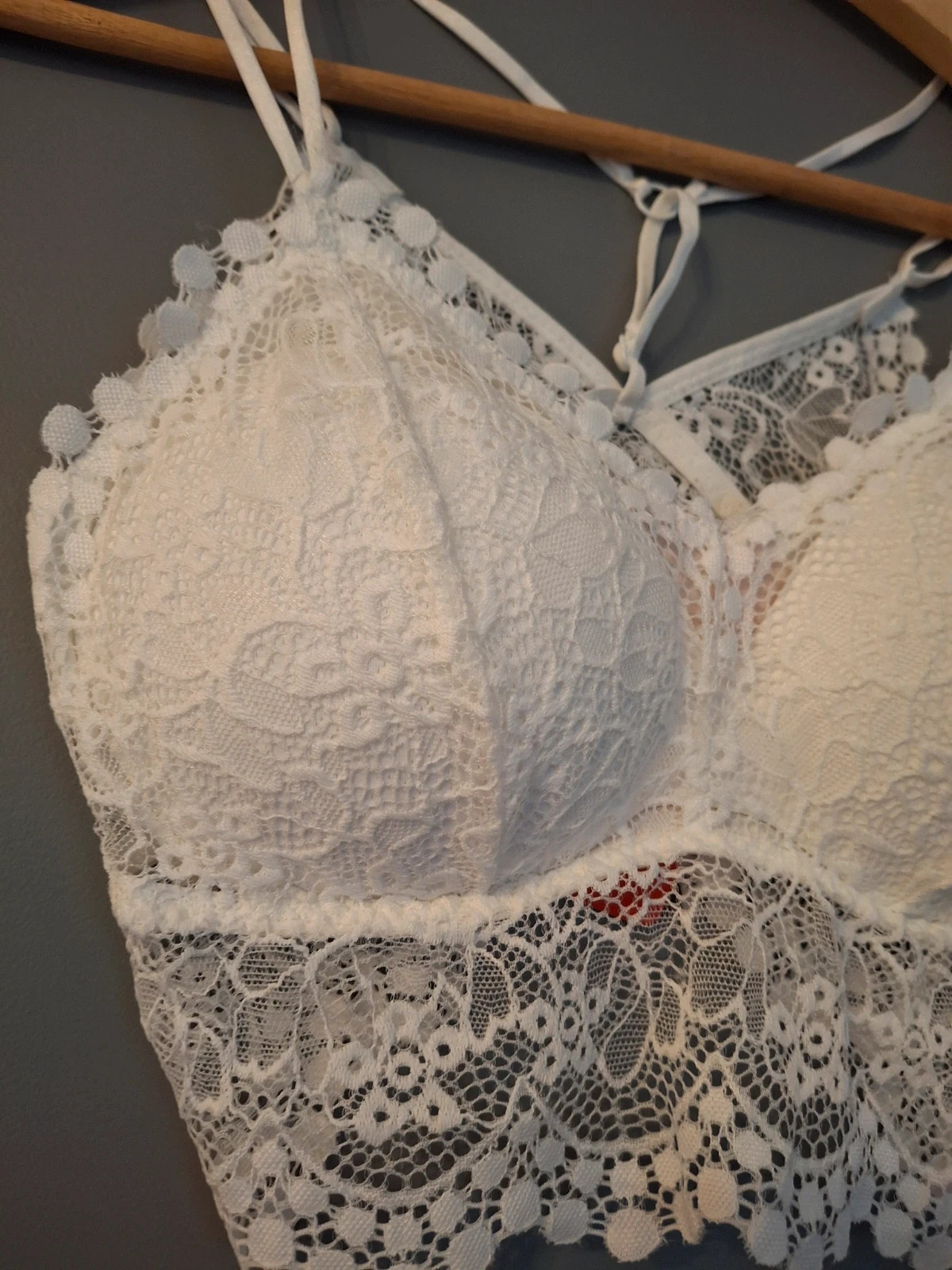 Bralette bustier blenc ecru bretelles réglable croise – yalish – taille Taille unique 3