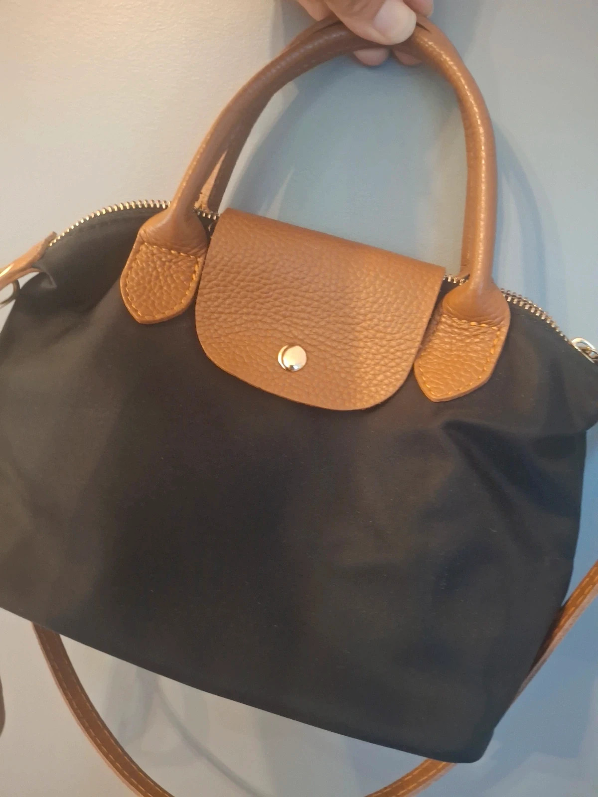 Petit sac inspi tendance toile et cuir – Ashley 2