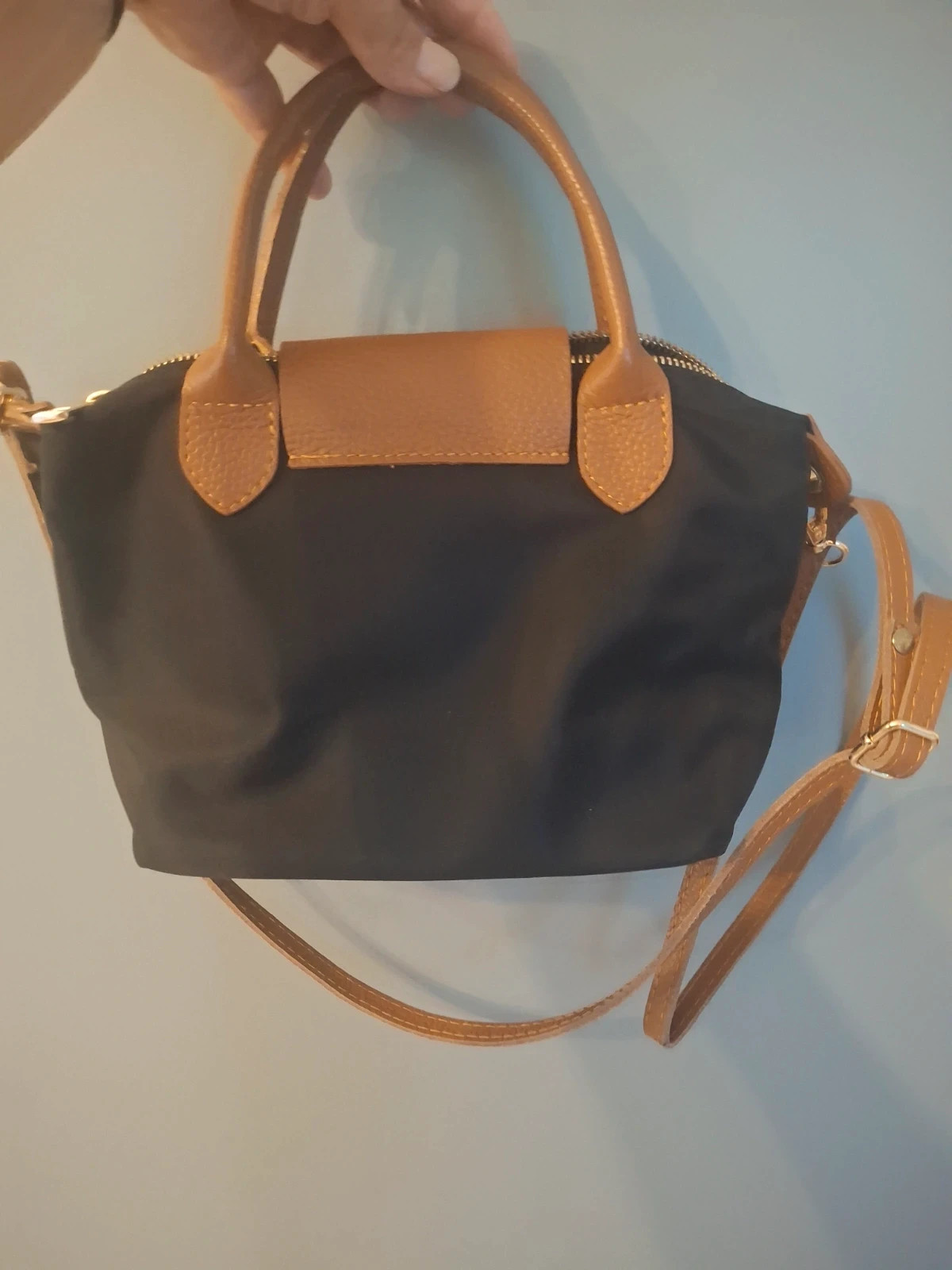 Petit sac inspi tendance toile et cuir – Ashley 3