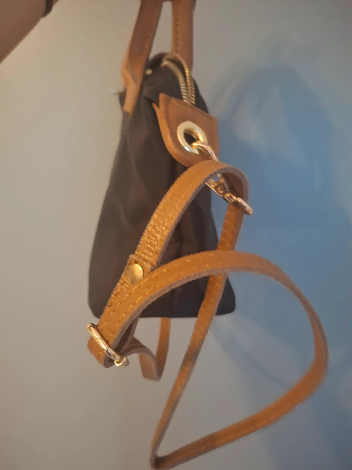 Petit sac inspi tendance toile et cuir – Ashley 4