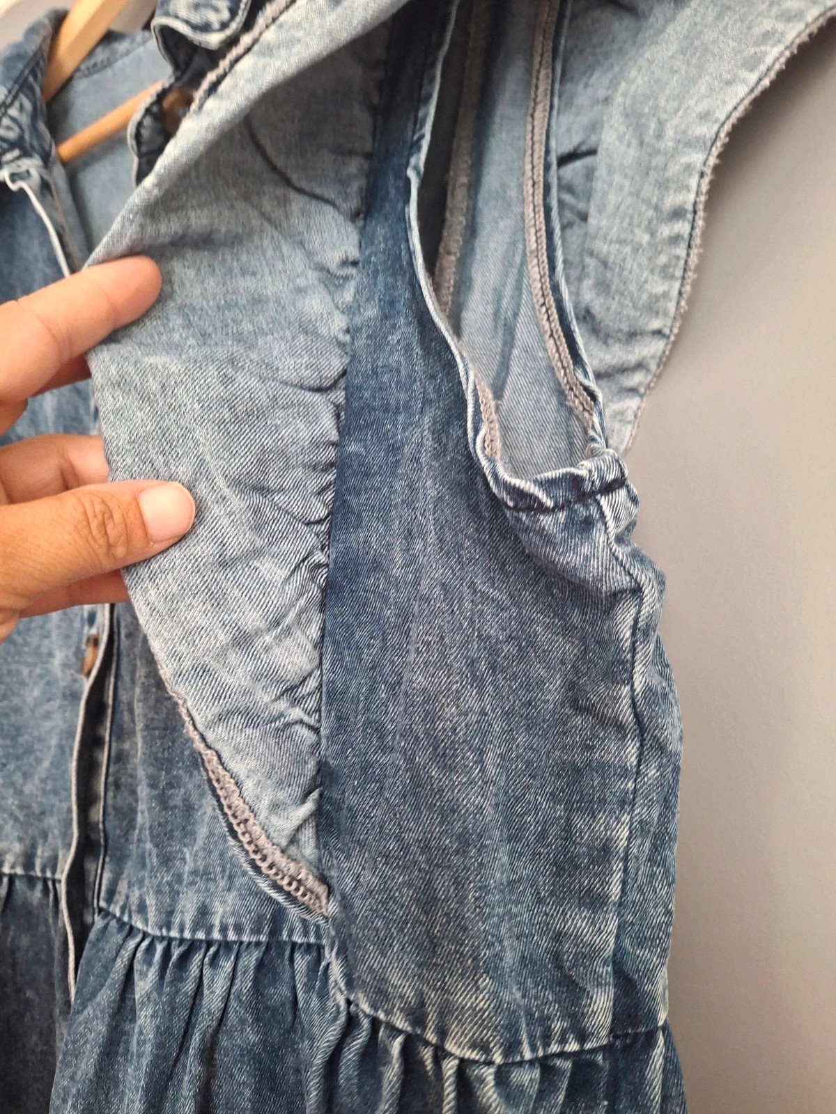Robe en jean bleu clair tendance et intemporel – Shein – taille XL / 42 / 14 4
