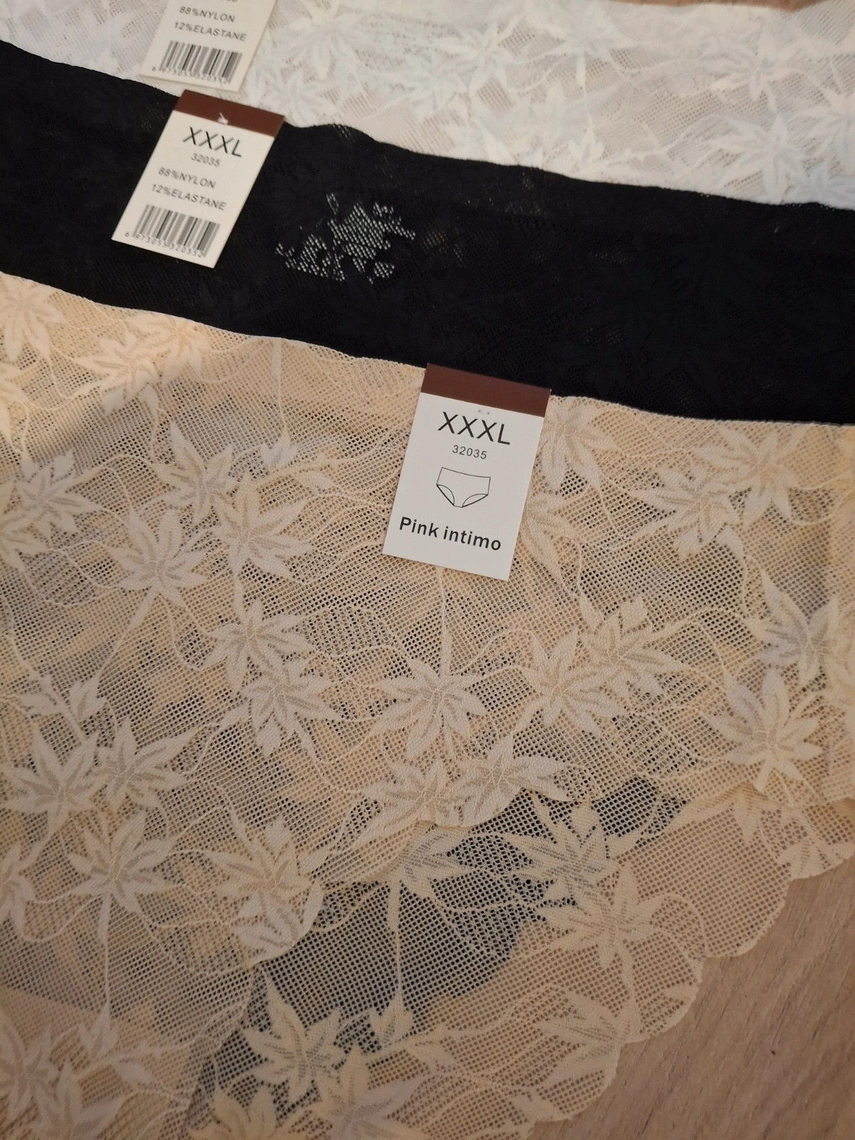 Set lingerie invisible sans couture seconde peau dentelle – Ancona – taille XXXL / 46 / 18 3