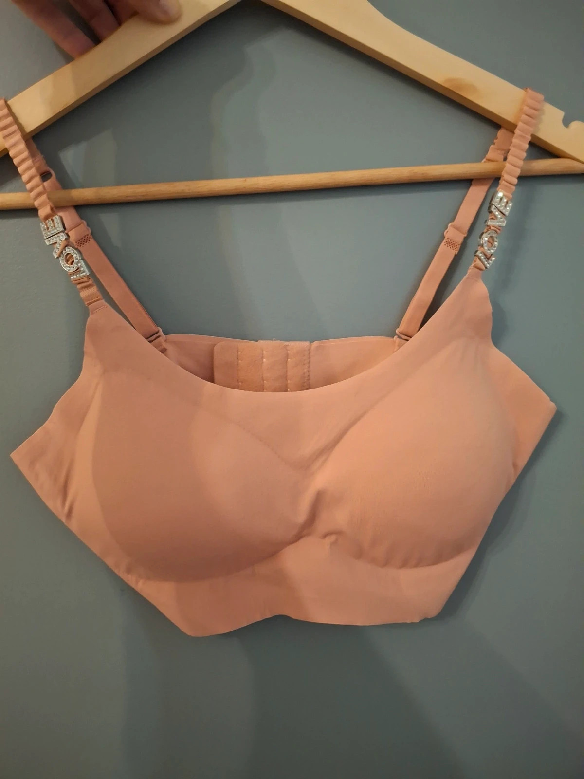 Set lingerie invisible sans couture fantaisie bretelles strass – Ancona – taille 95C 5