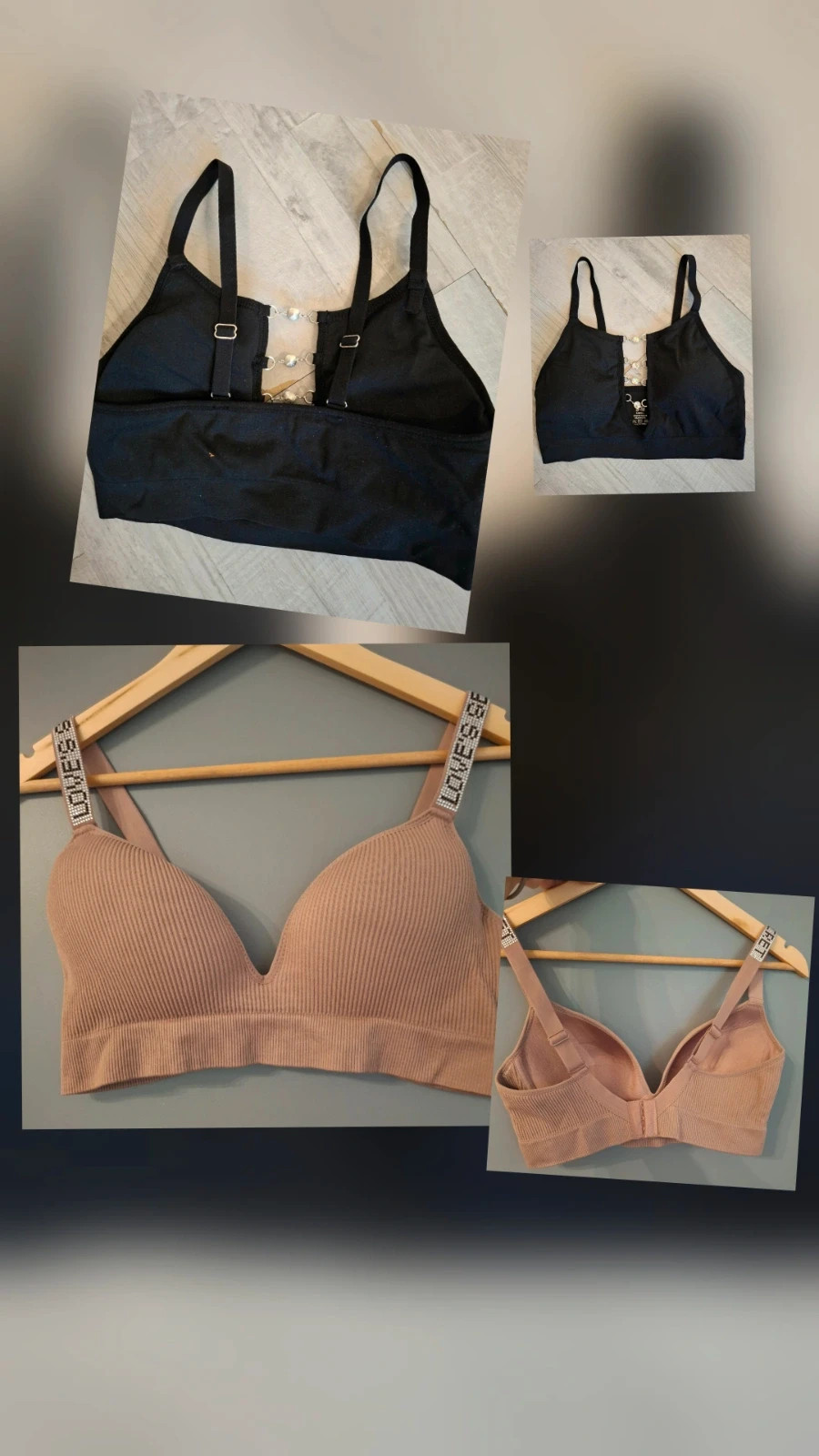 Brassière micro fibres bretelles réglable tendance