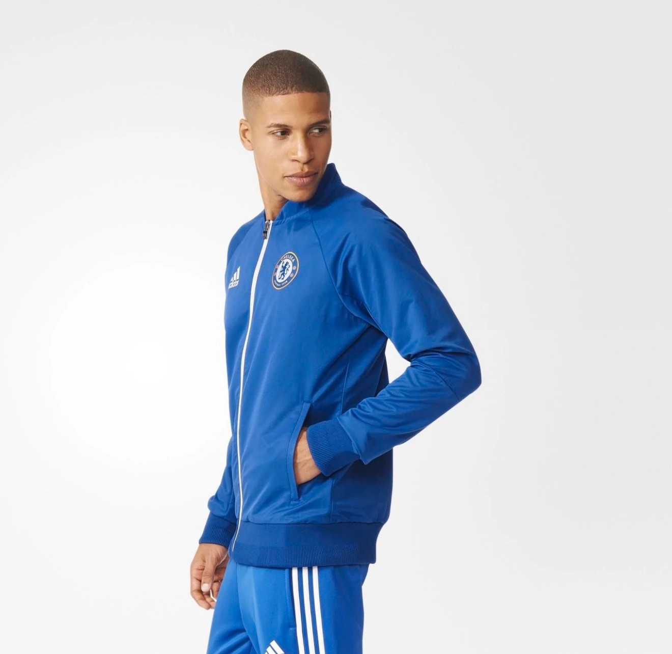 Adidas Chelsea FC Anthem Jacket | Colección Oficial – adidas – taille L 5