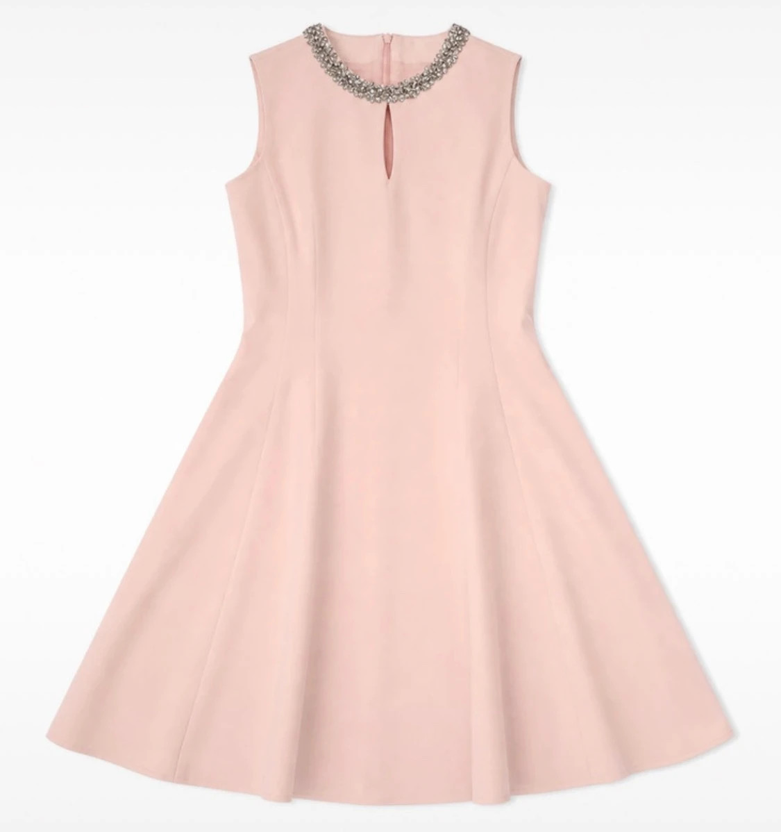 Vestido Miss Rosier rosa con cuello joya – Miss Rosier – taille Taille unique 3