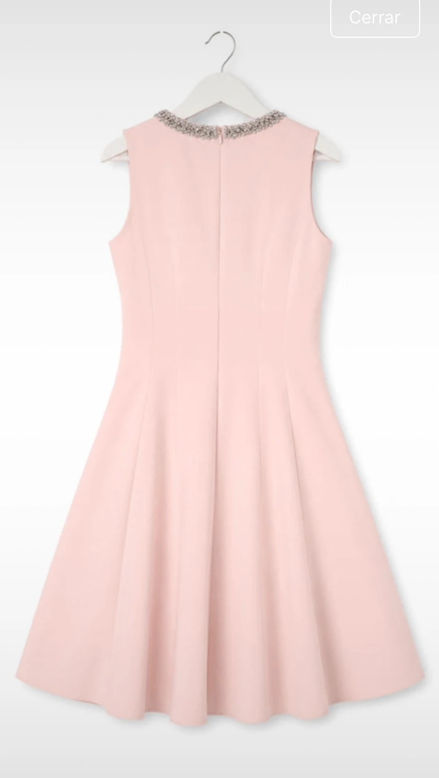 Vestido Miss Rosier rosa con cuello joya – Miss Rosier – taille Taille unique 4