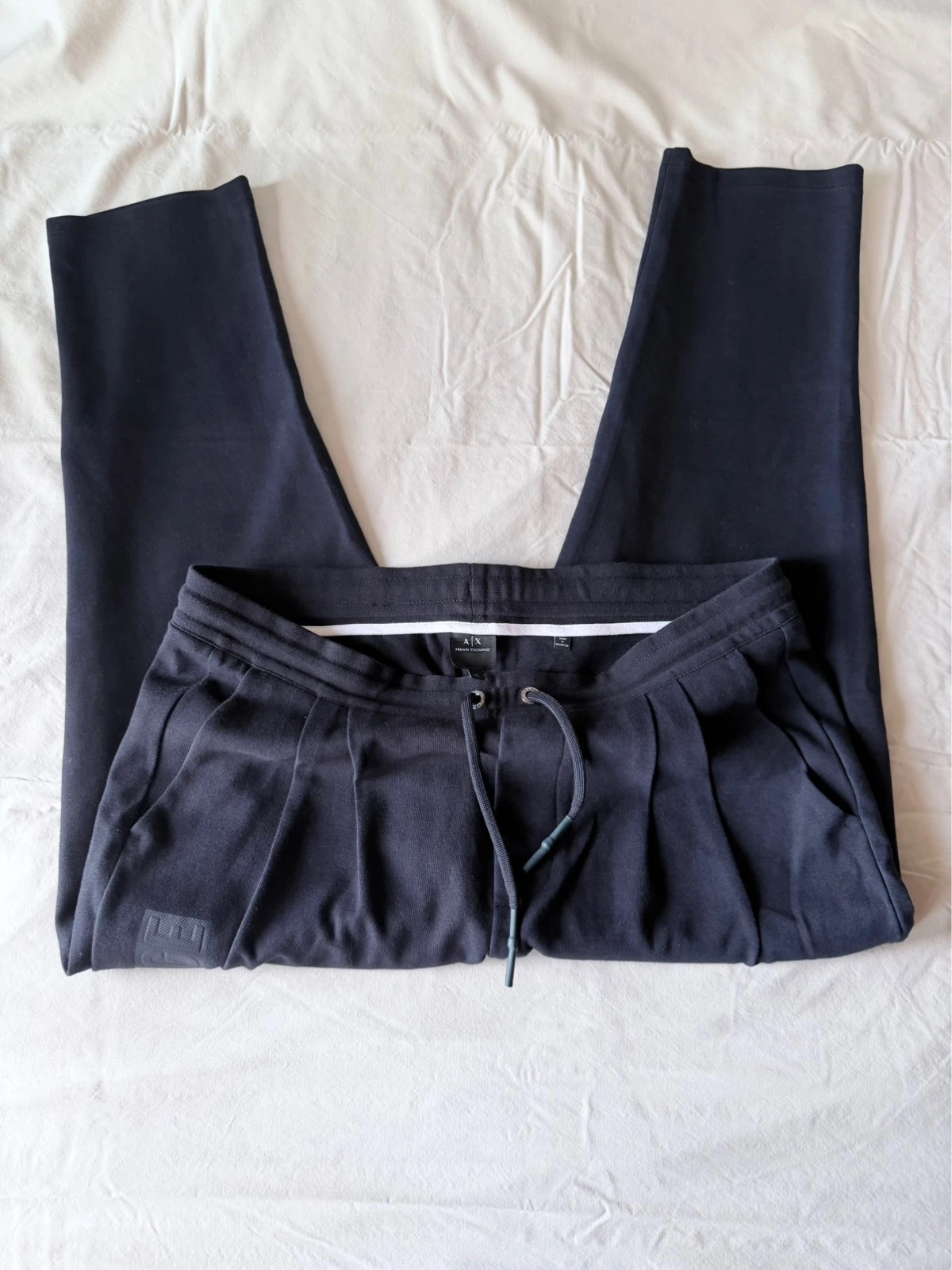 Armani Exchange | Pantalón azul marino premium con logo – Armani Exchange – taille XL 2