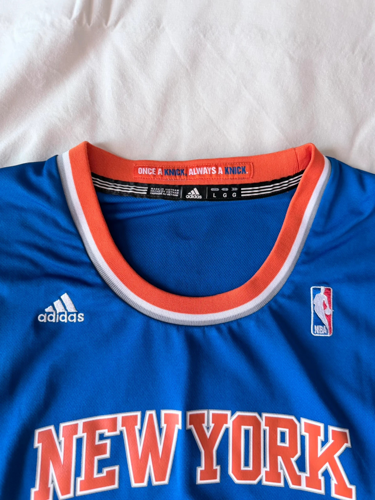 ulo: Adidas Swingman New York Knicks Carmelo Anthony #7 NBA Jersey L – adidas – taille L 4